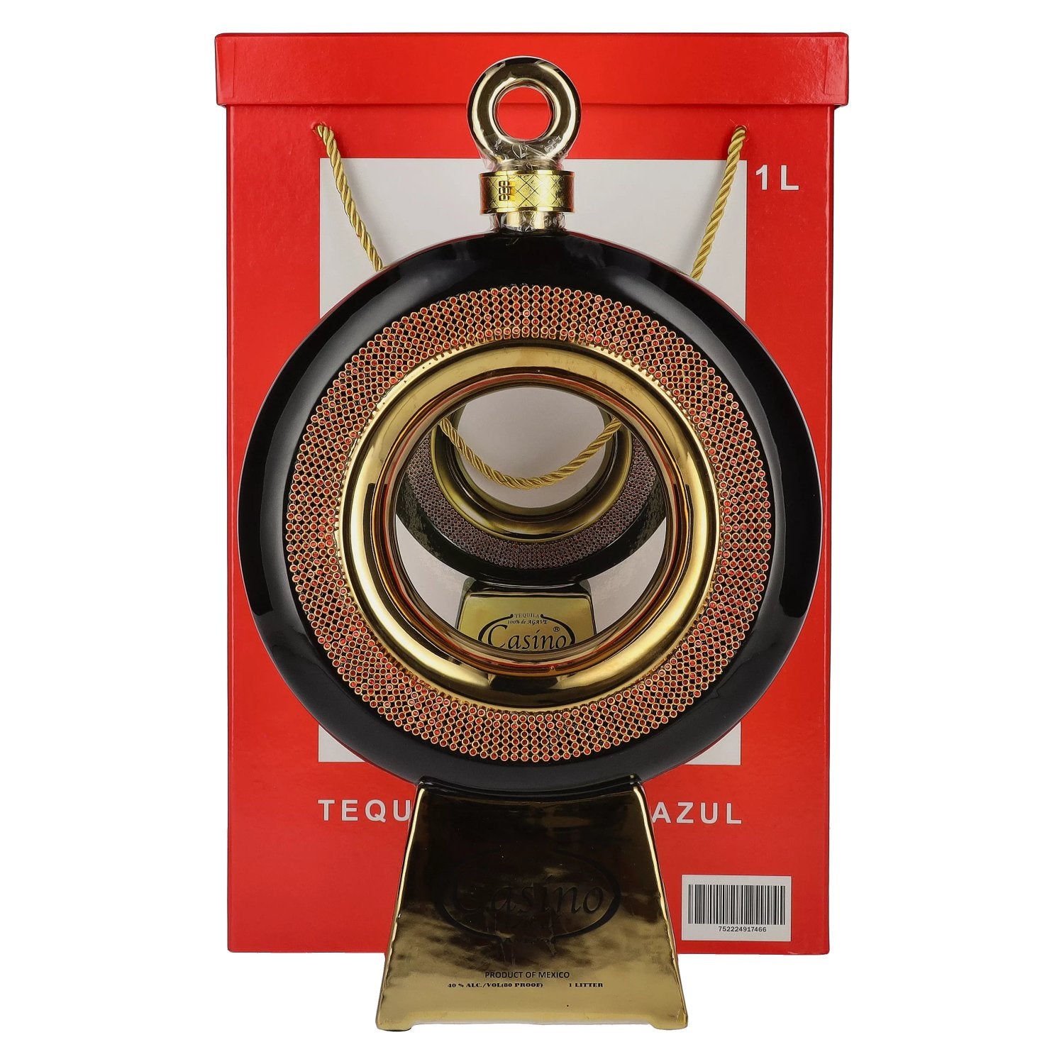 Casino Tequila ANEJO 100% Agave Azul 40% Vol. 1l in Giftbox