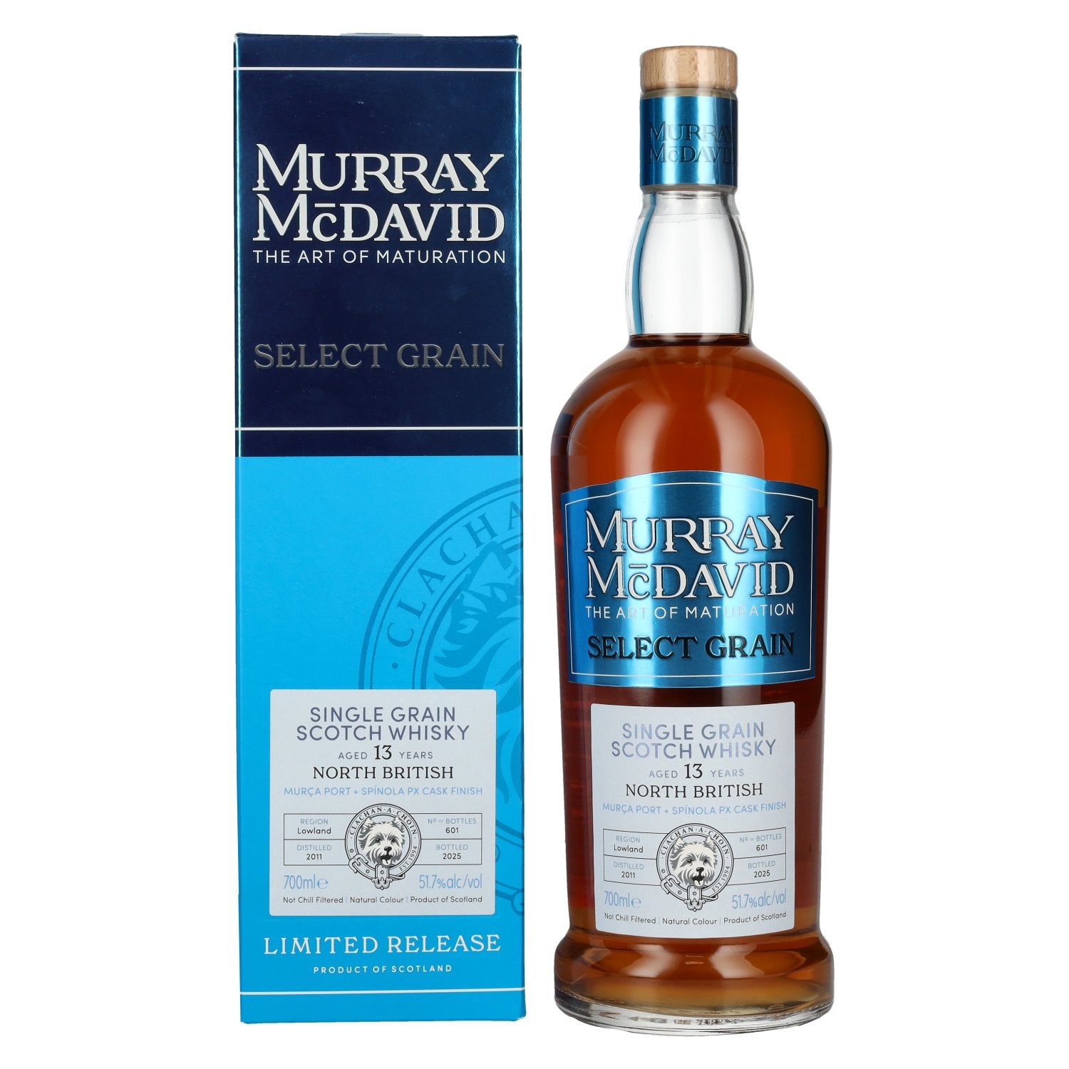 Murray McDavid 13 Years Old NORTH BRITISH Murca Port & Spinola PX Cask Single Malt 2011 51,7% Vol. 0,7l