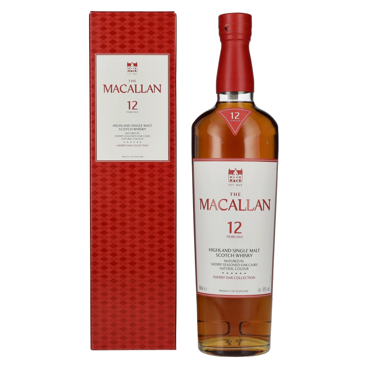 The Macallan 12 Years Old SHERRY OAK CASK 40% Vol. 0,7l in Giftbox