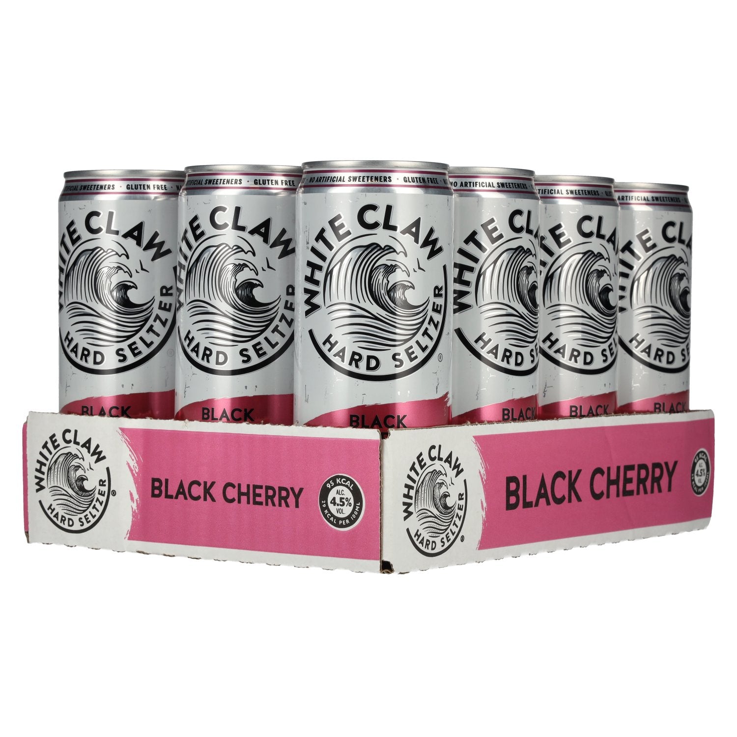 White Claw Hard Seltzer Black Cherry 4,5% Vol. 12x0,33l Dosen Pfand