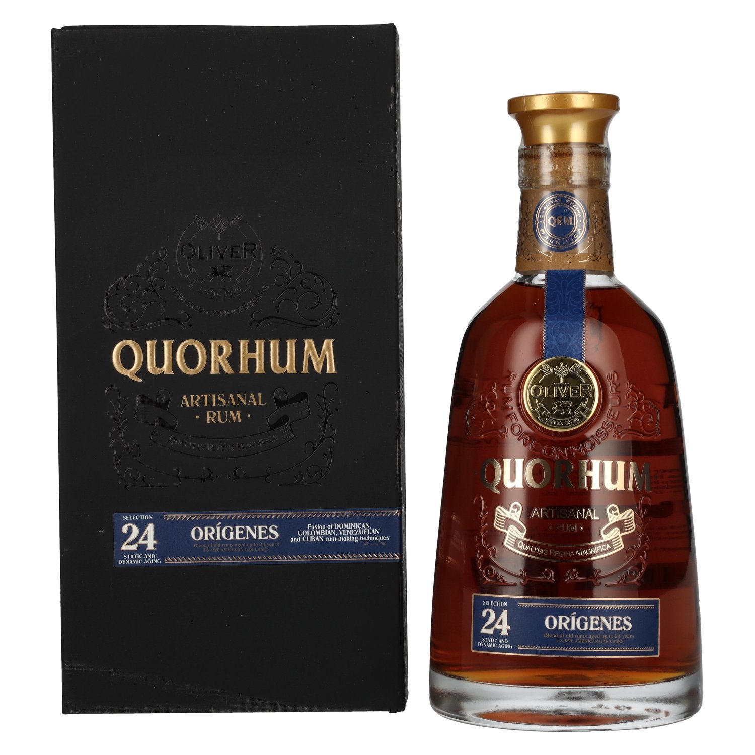 Ron Quorhum 24 Sistema Solera ORIGENES 40% Vol. 0,7l in Giftbox