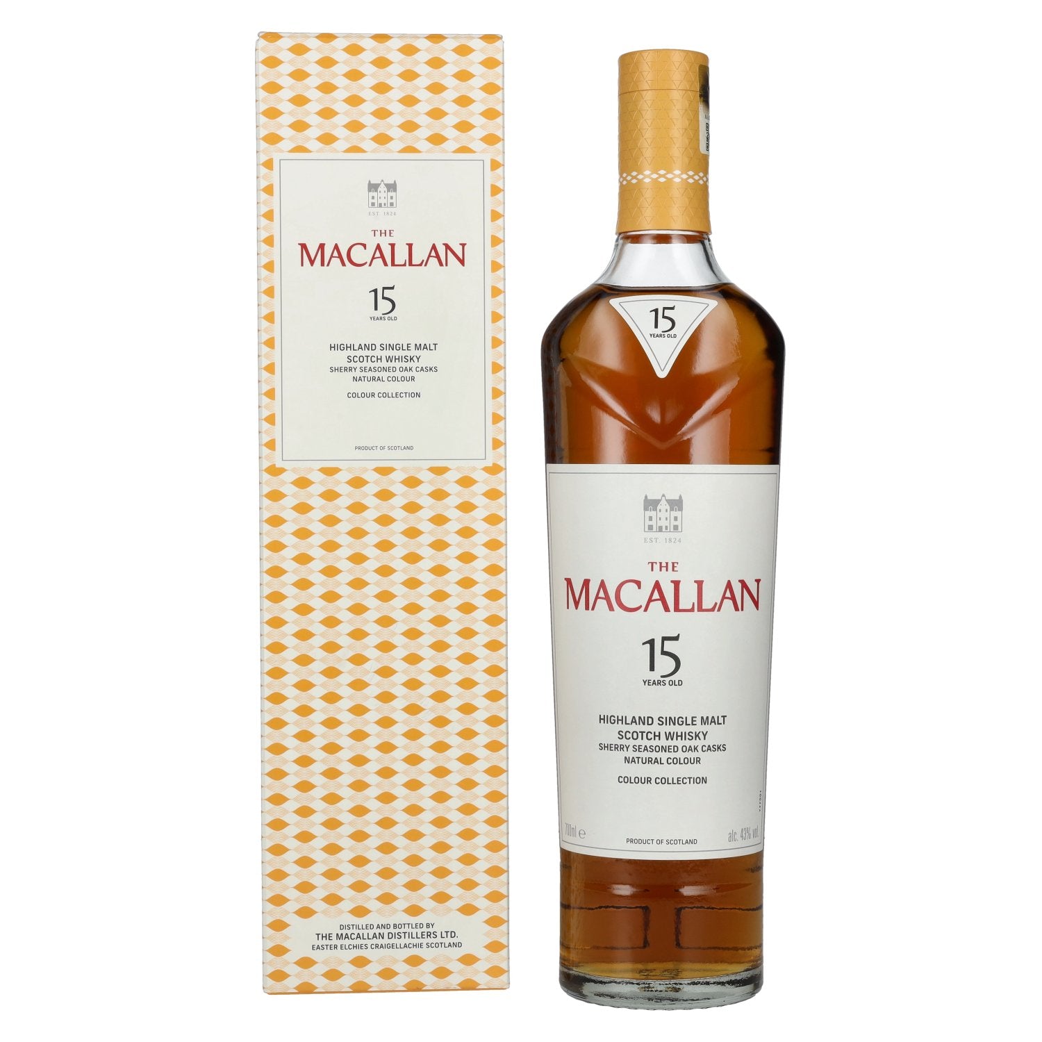 The Macallan 15 Years Old Colour Collection Highland Single Malt Scotch Whisky 43% Vol. 0,7l in Giftbox