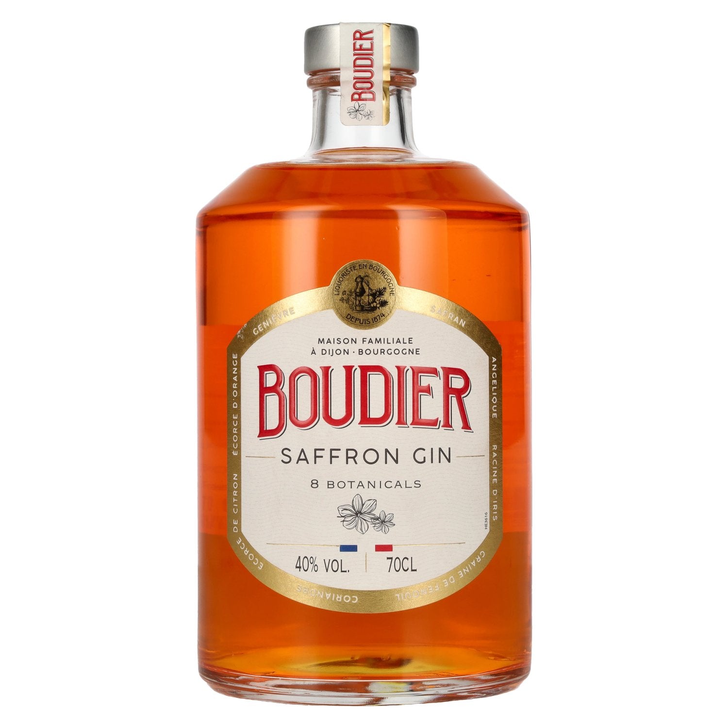Boudier Saffron Gin 40% Vol. 0,7l