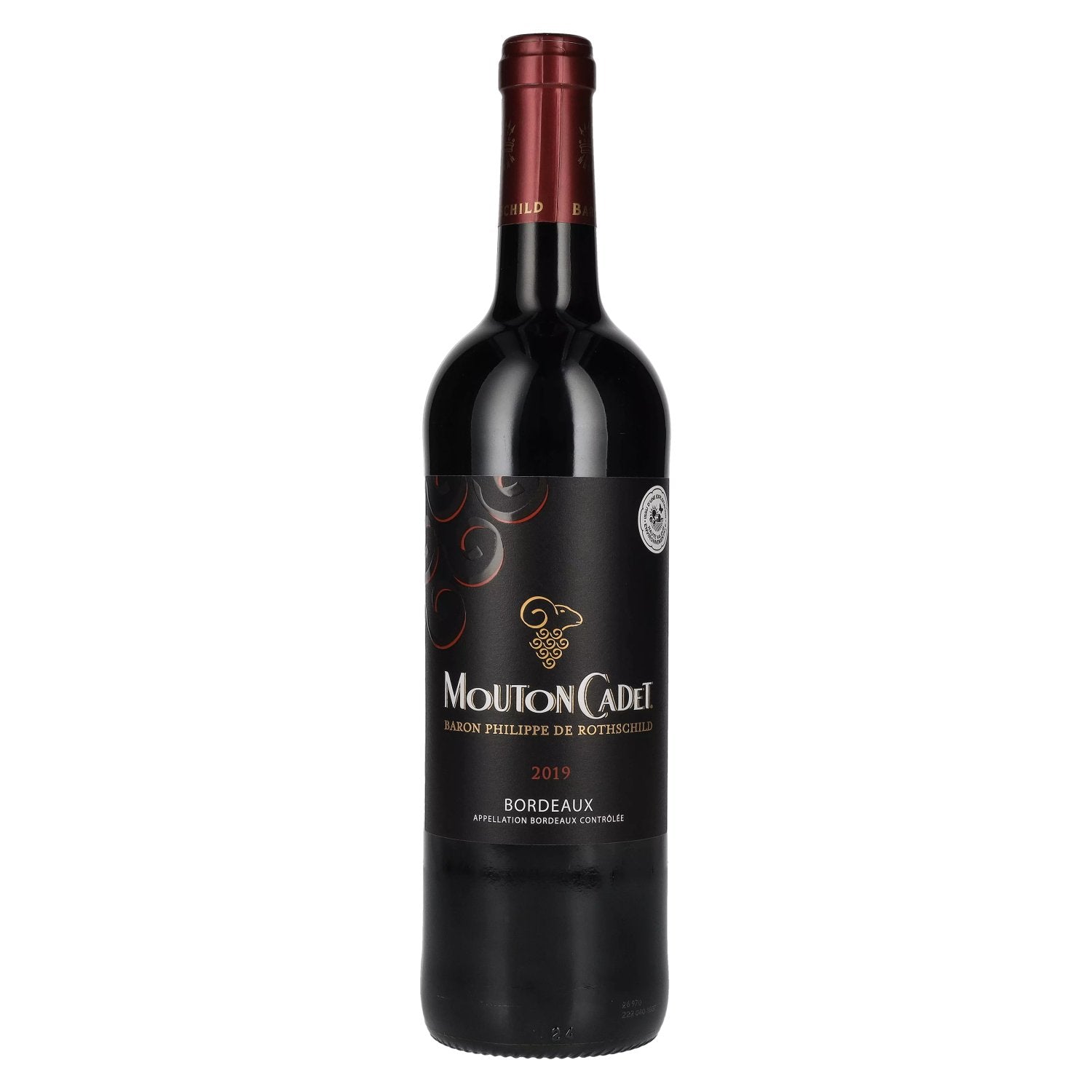 Baron Philippe de Rothschild MOUTON CADET Bordeaux 2019 13,5% Vol. 0,75l