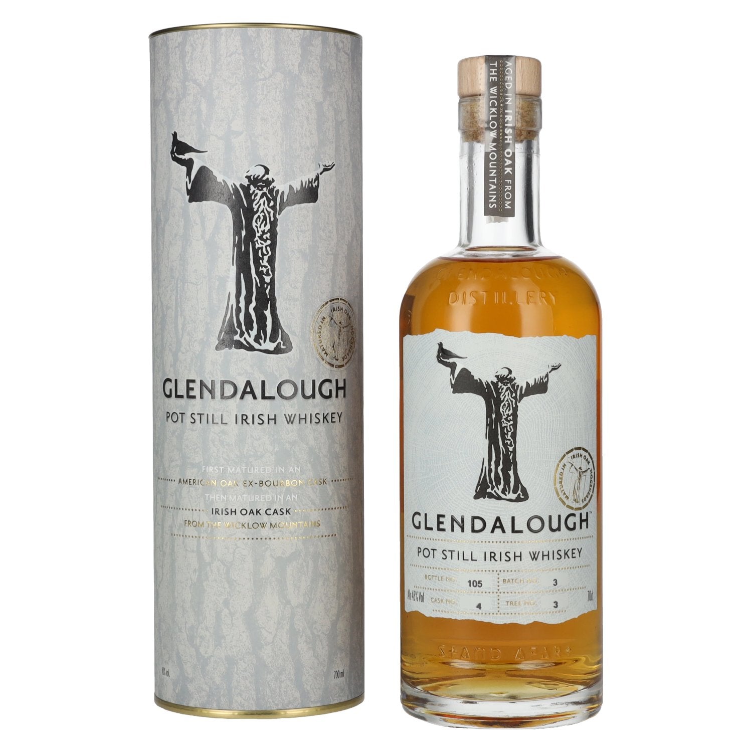 Glendalough Pot Still Irish Whiskey Batch 3 43% Vol. 0,7l in Giftbox