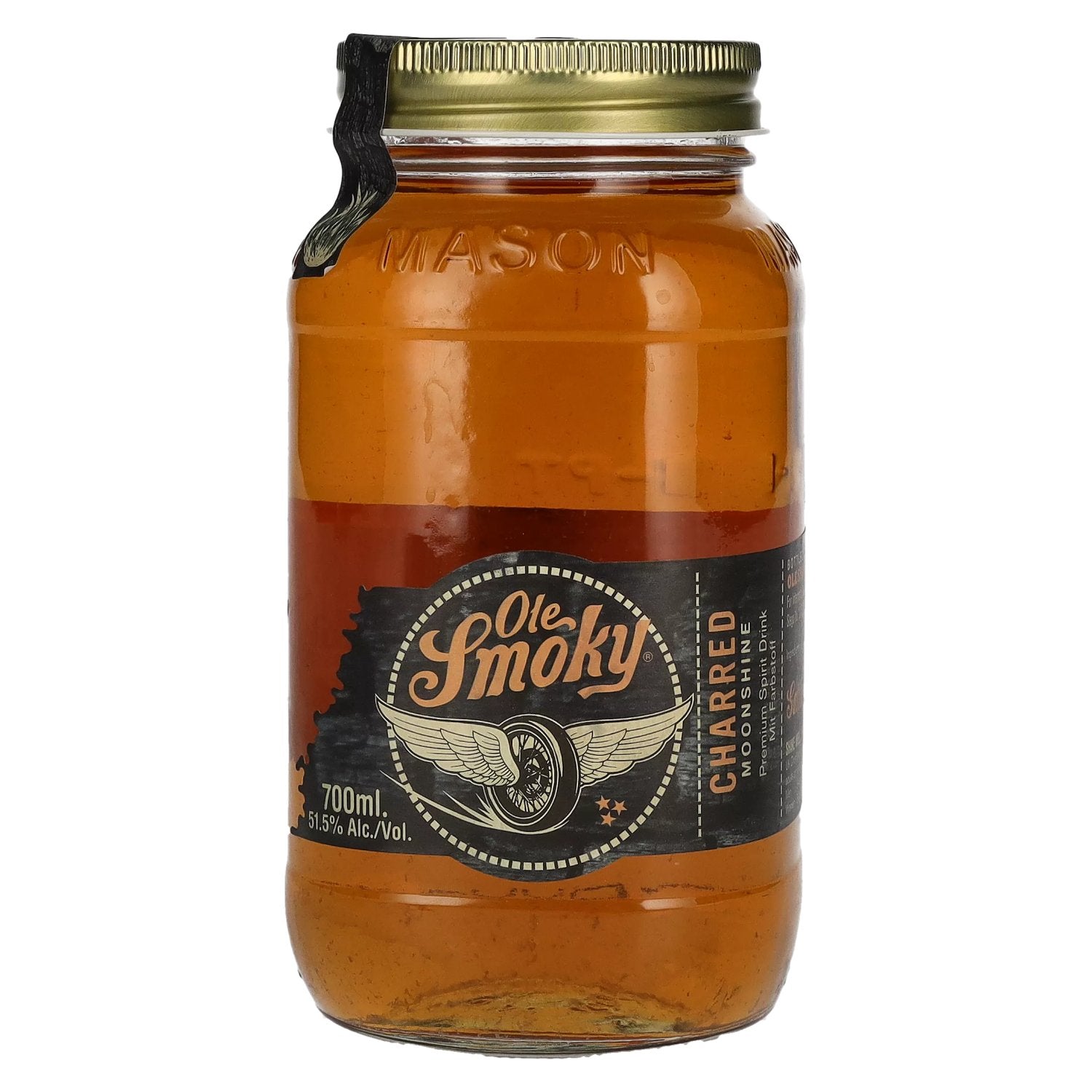 Ole Smoky Tennessee Moonshine CHARRED 51,5% Vol. 0,7l