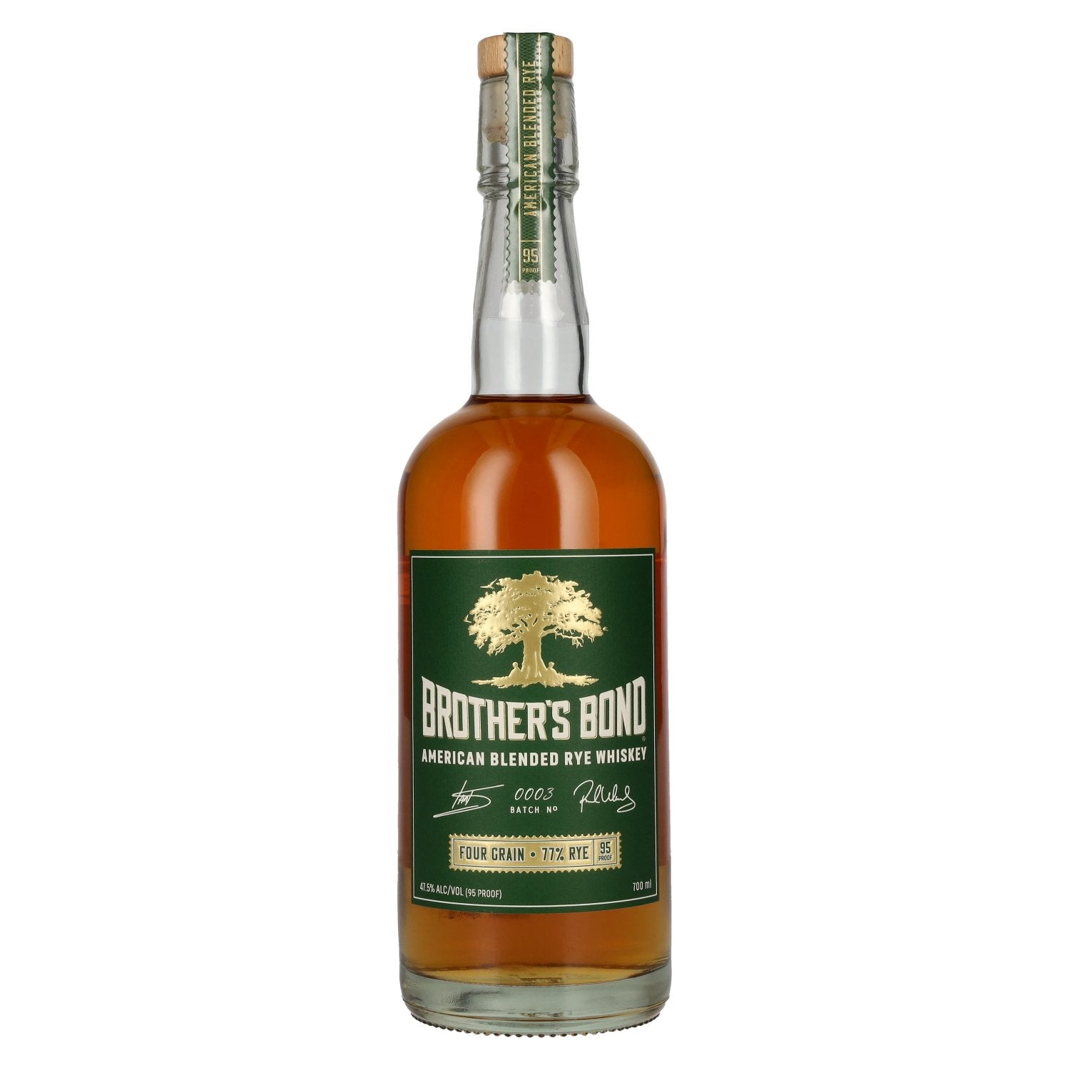 Brother's Bond American Blended Rye Whiskey 47,5% Vol. 0,7l