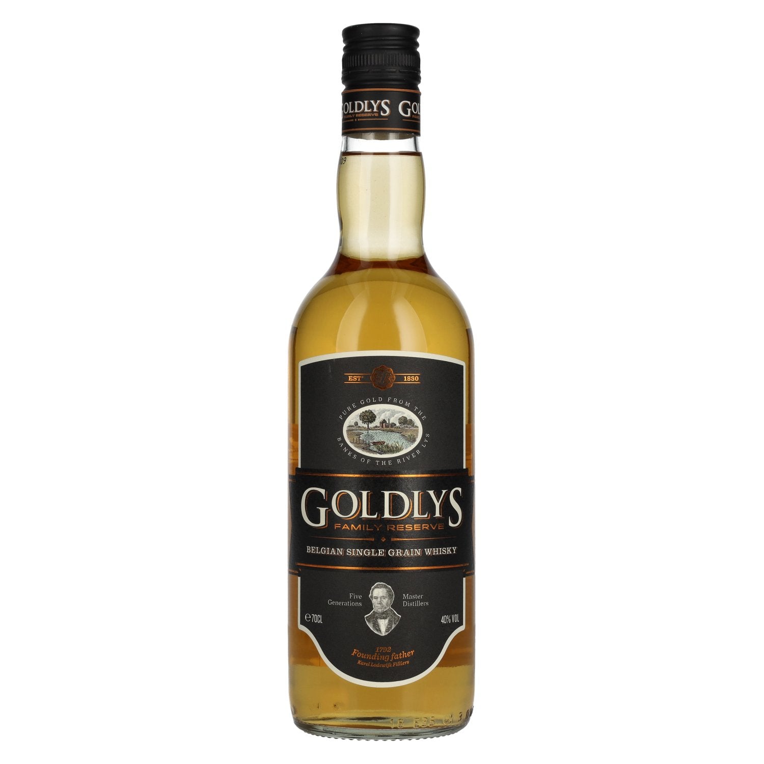 Filliers Goldlys Family Reserve Belgian Single Grain Whisky 40% Vol. 0,7l