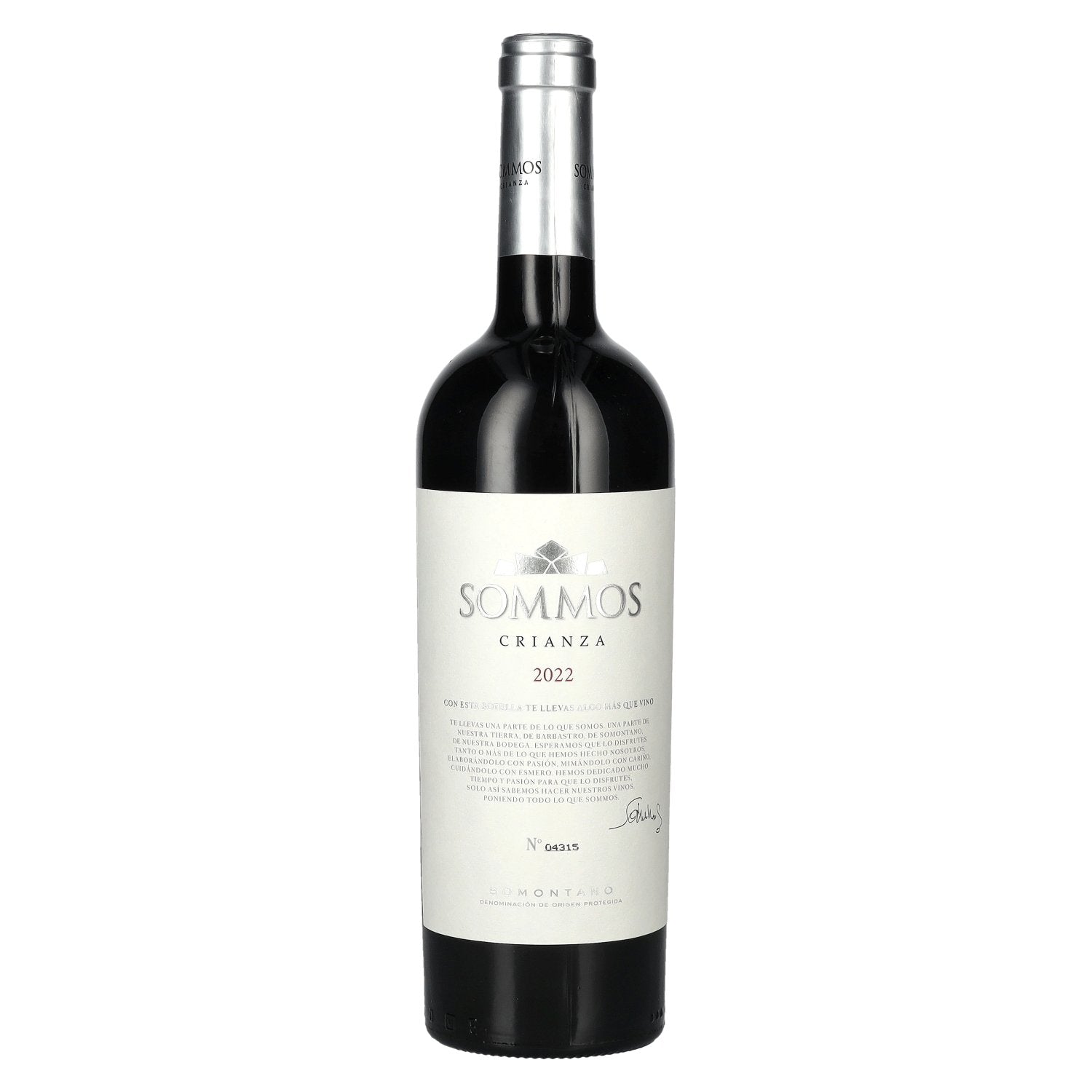 SOMMOS Crianza Somontano D.O.P 2022 14% Vol. 0,75l