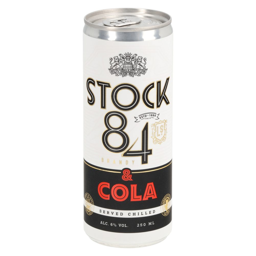 Brandy Stock 84 & Cola 6% 0,25l