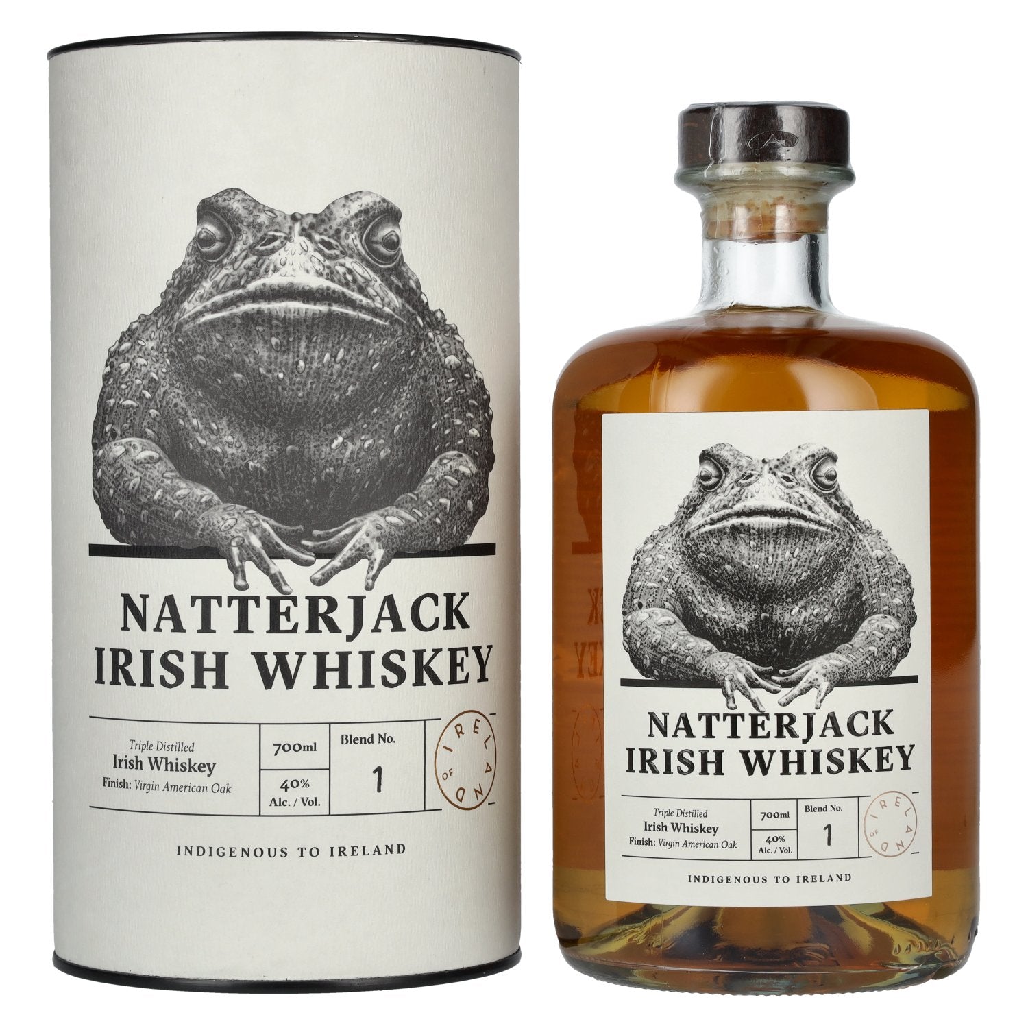 Natterjack Irish Whiskey 40% Vol. 0,7l in Giftbox