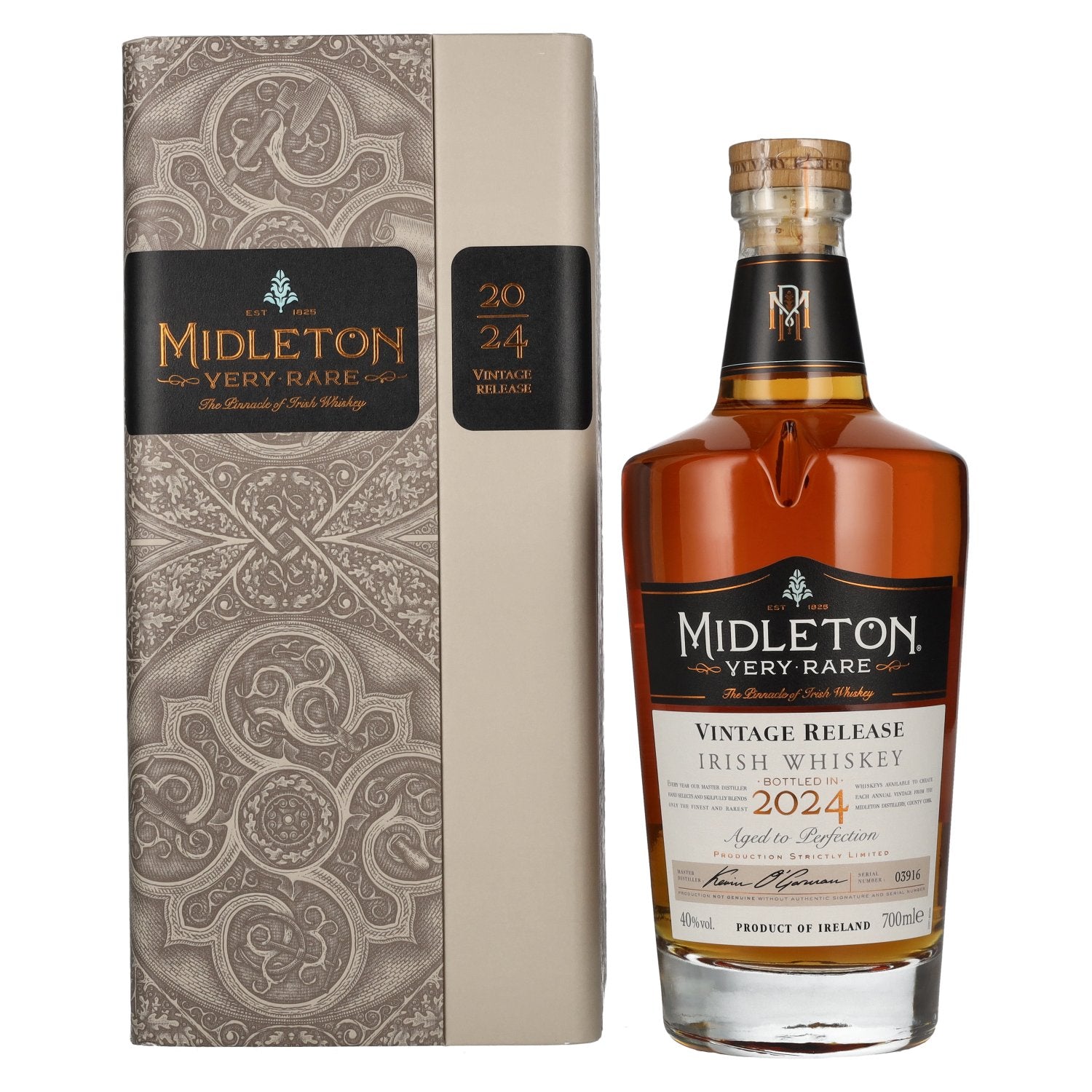 Midleton VERY RARE Irish Whiskey Vintage Release 2024 40% Vol. 0,7l in wooden box