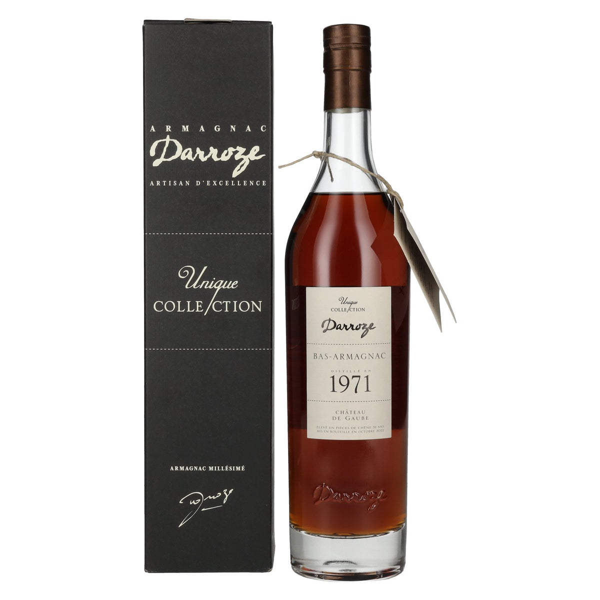 Darroze Bas-Armagnac Chateau De Gaube 1971 41% Vol. 0,7l in Giftbox