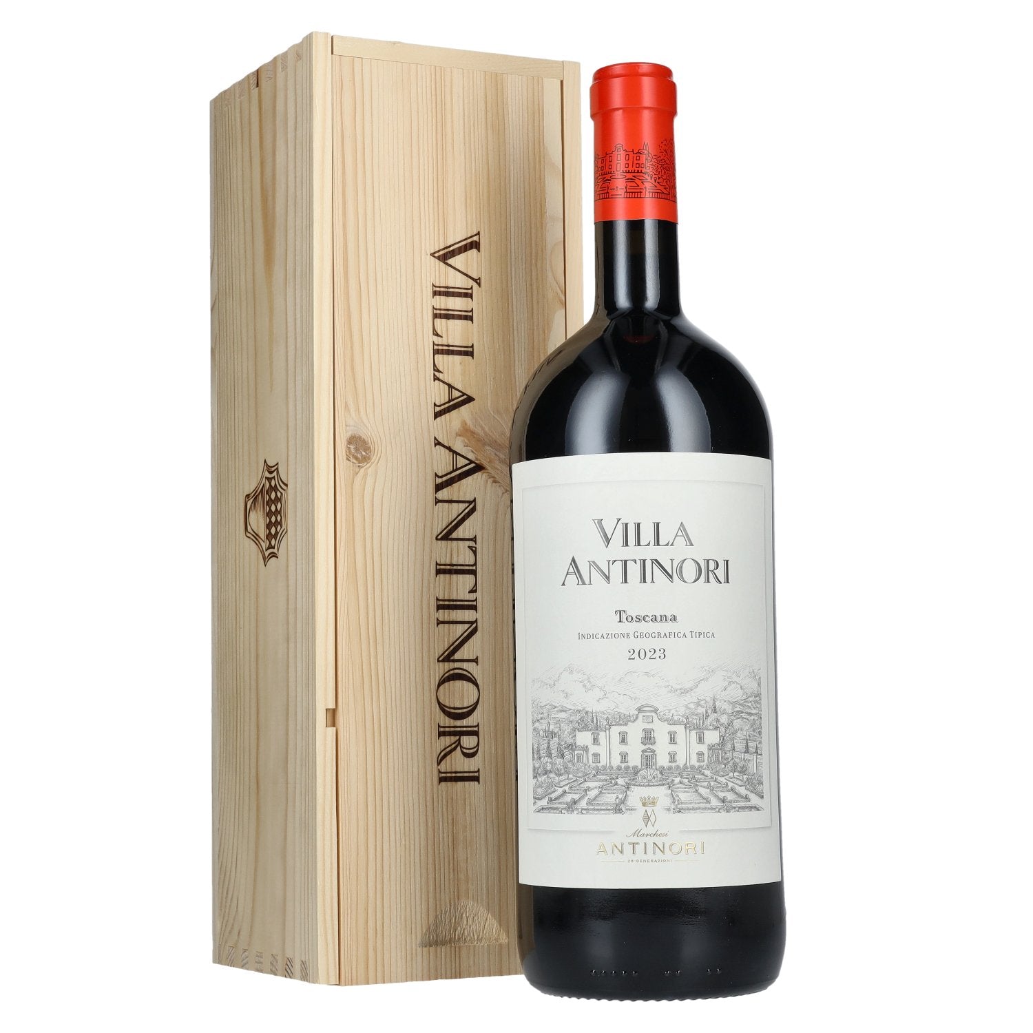 Marchesi Antinori Villa Antinori Toscana IGT 2023 13,5% Vol. 1,5l in Holzkiste