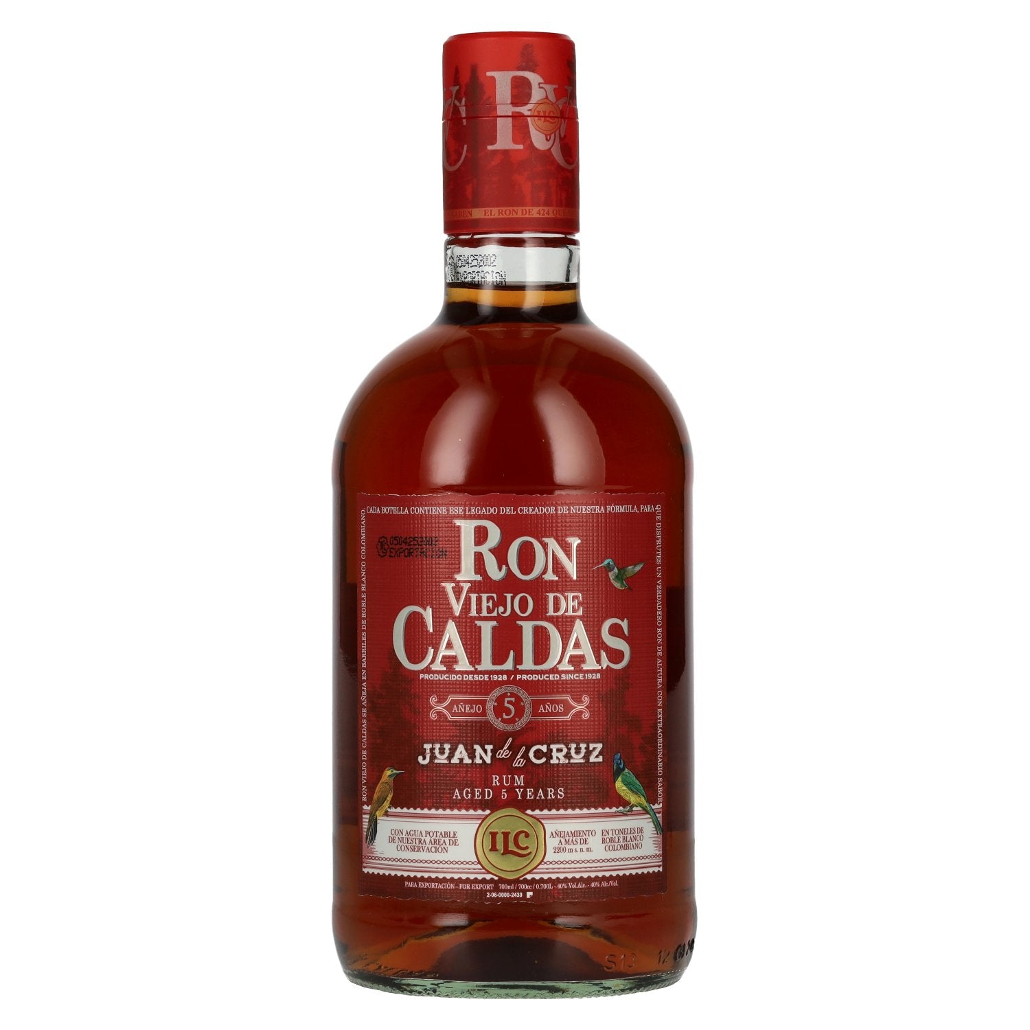 Ron Viejo de Caldas 5 Anos Juan de la Cruz Rum 40% Vol. 0,7l