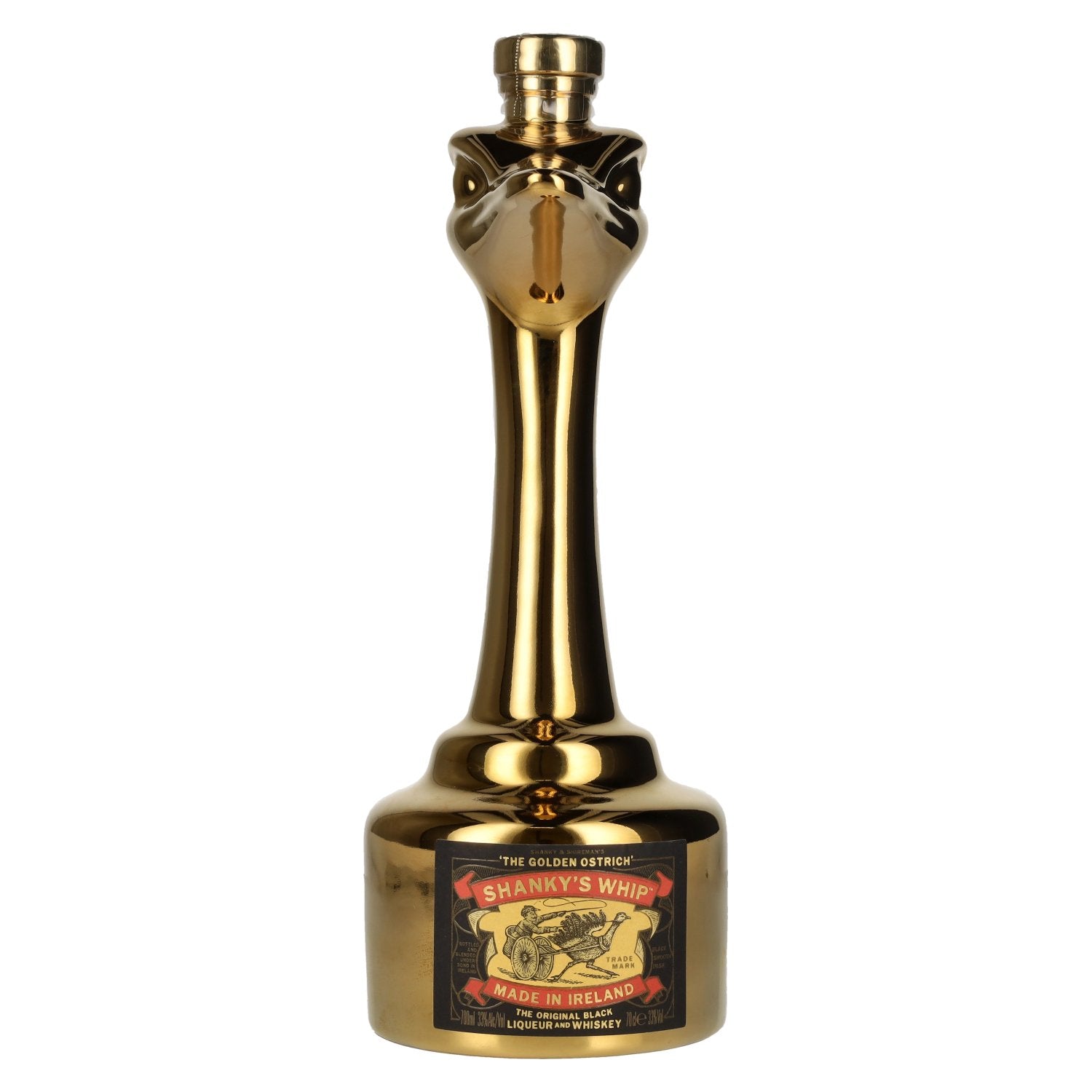 Shanky's Whip The Original Black Liqueur and Whiskey Blend THE GOLDEN OSTRICH 33% Vol. 0,7l