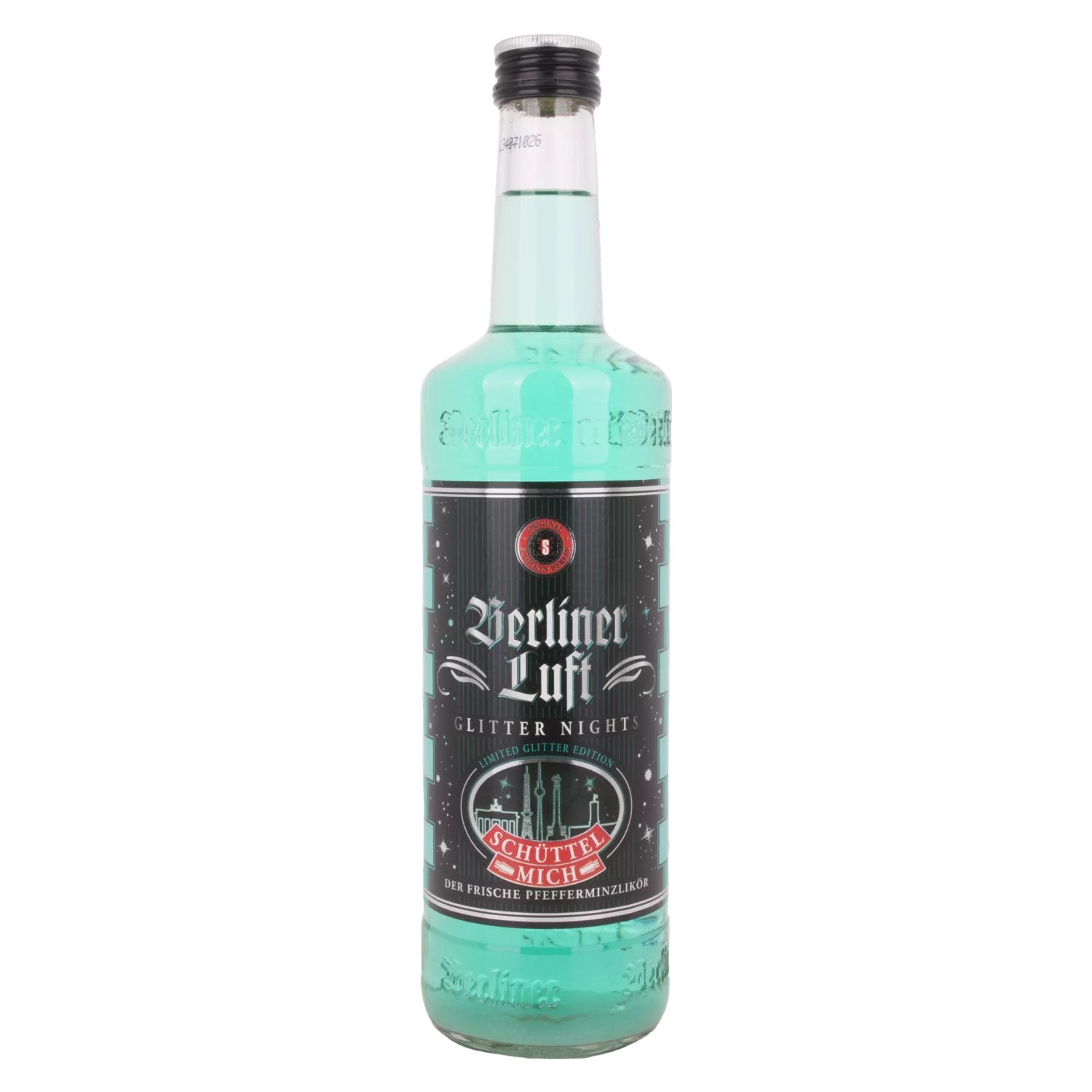 Berliner Luft GLITTER NIGHTS Der Frische Pfefferminzlikoer 18% Vol. 0,7l