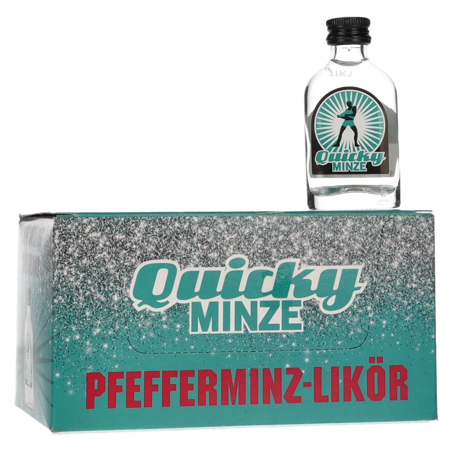 Quicky Minze Pfefferminzlikoer 18% Vol. 20x0,02l