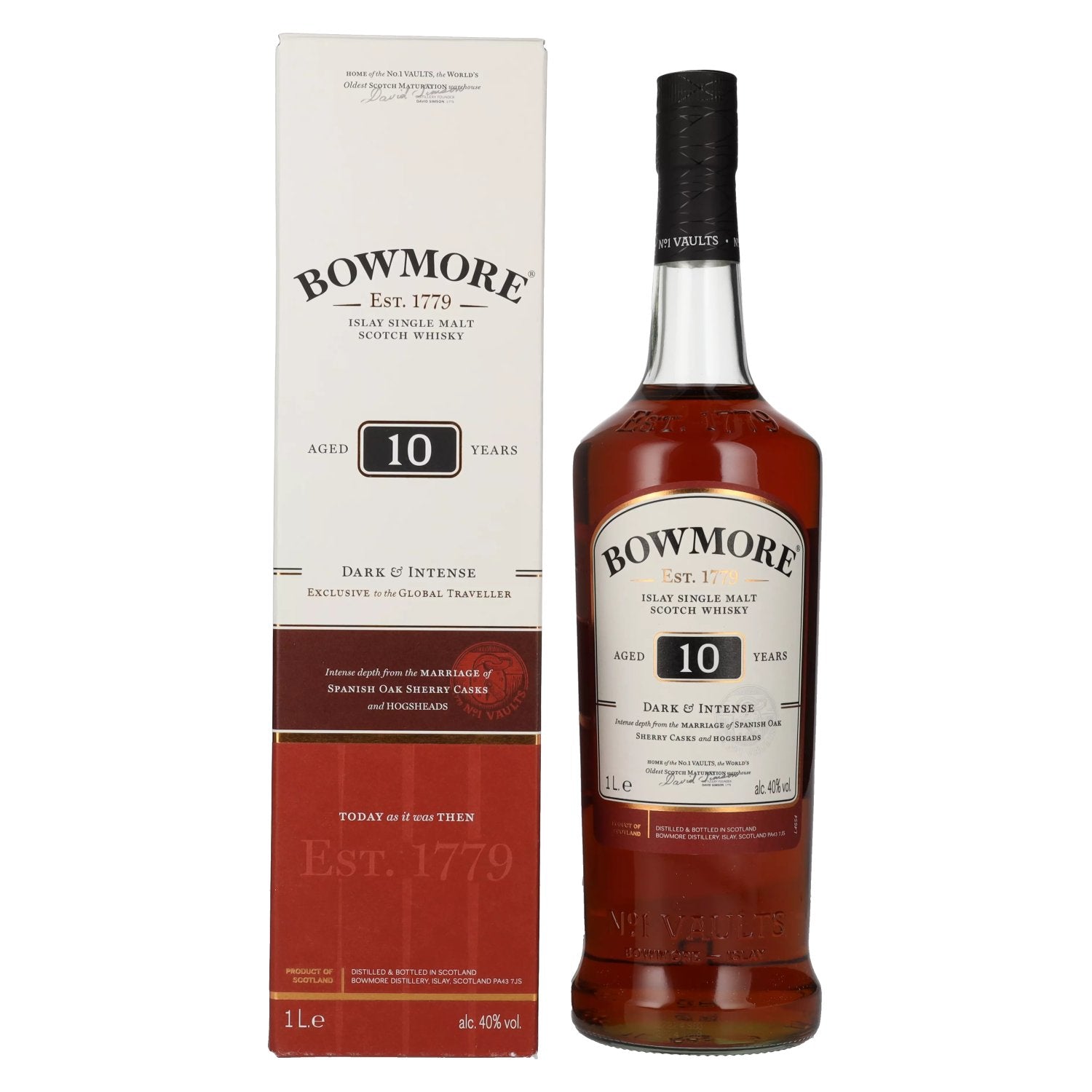 BOWMORE 10年 1L [ 免税店 限定商品 ] コ・ス・パ 最高 ! Bowmore 10 Years Old The Devil's Cask Series - Must Have Malts
