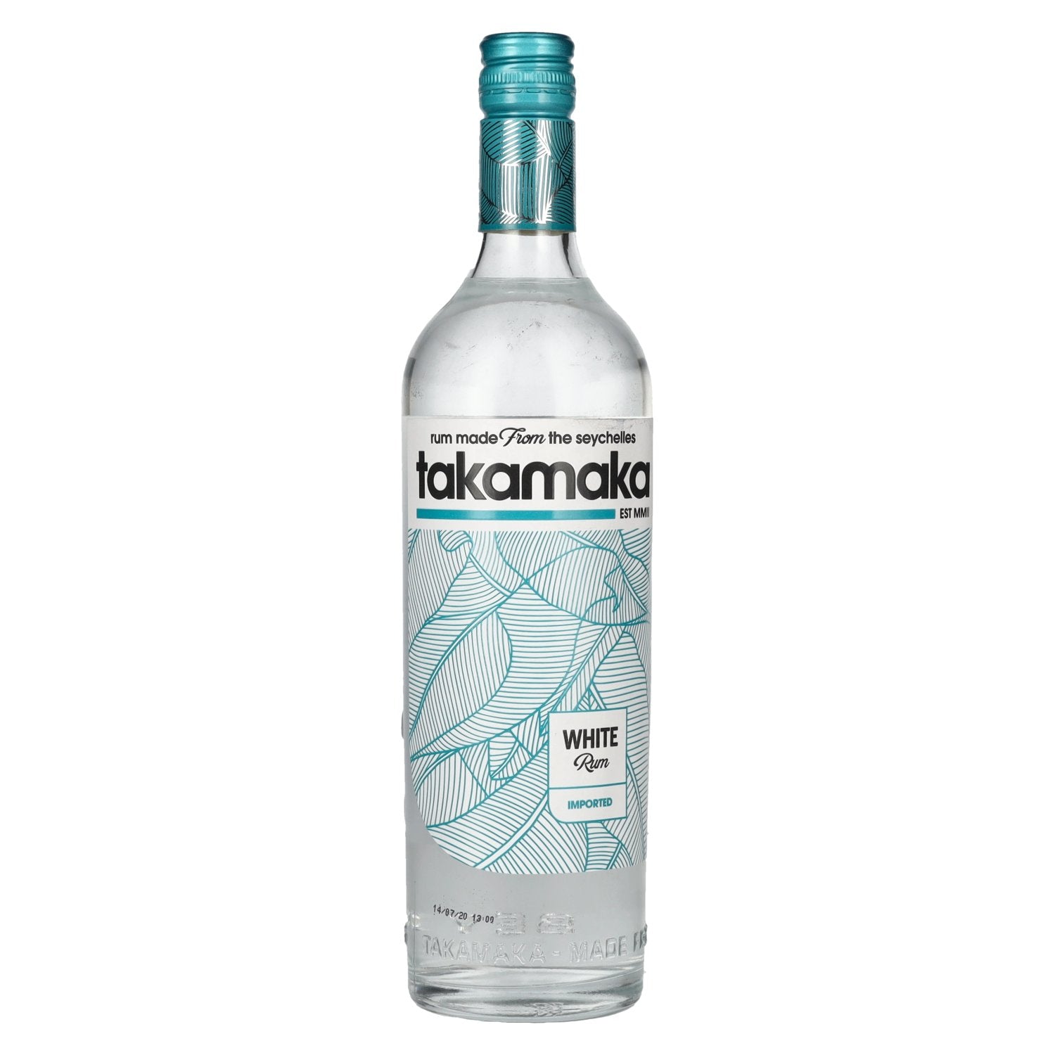 Takamaka RUM WHITE 38% Vol. 0,7l