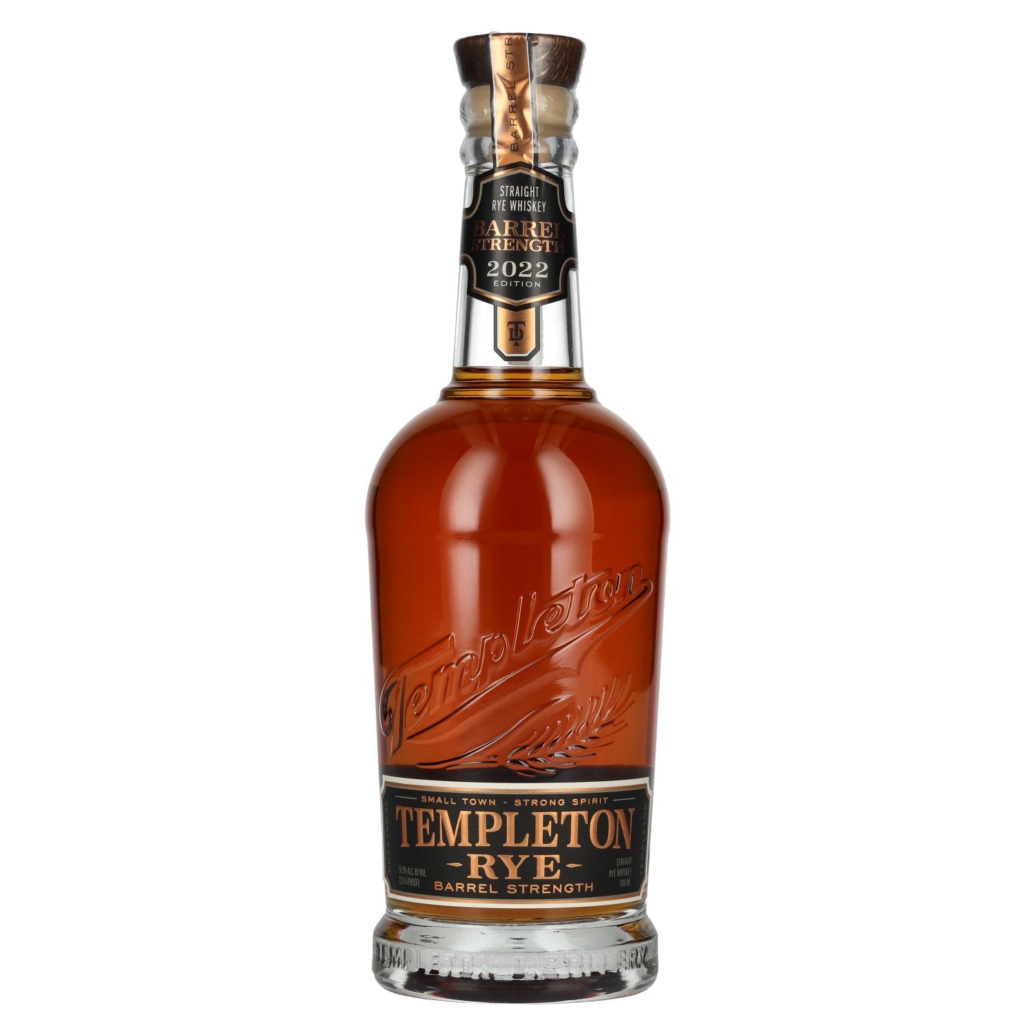 Templeton Rye Barrel Strength Straight Rye Whiskey 2022 57,3% Vol. 0,7l