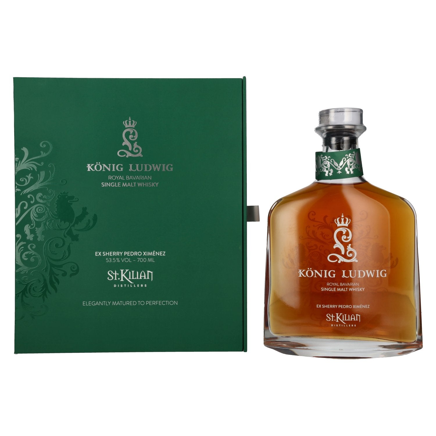 St. Kilian KOeNIG LUDWIG Single Malt Whisky Ex-Sherry Pedro Ximenez 53,5% Vol. 0,7l in Giftbox