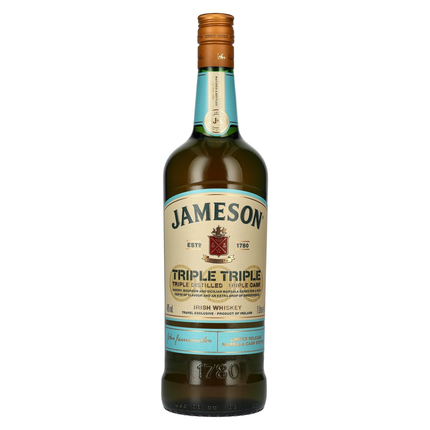 Jameson TRIPLE TRIPLE Marsala Cask Irish Whiskey Limited Release 40% Vol. 1l