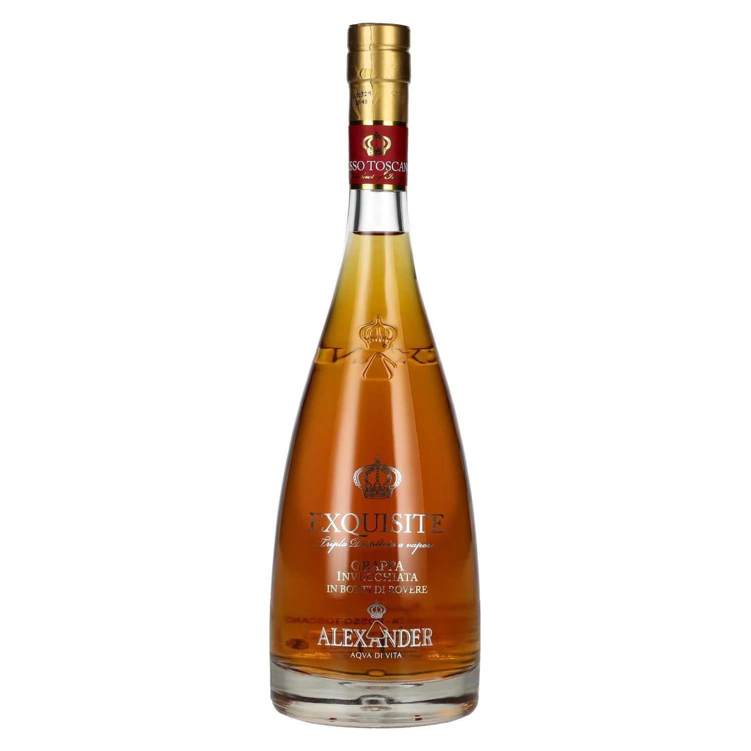 Bottega Alexander Exquisite Aqva Di Vita Grappa Invecchiata Rosso 38% Vol. 0,7l