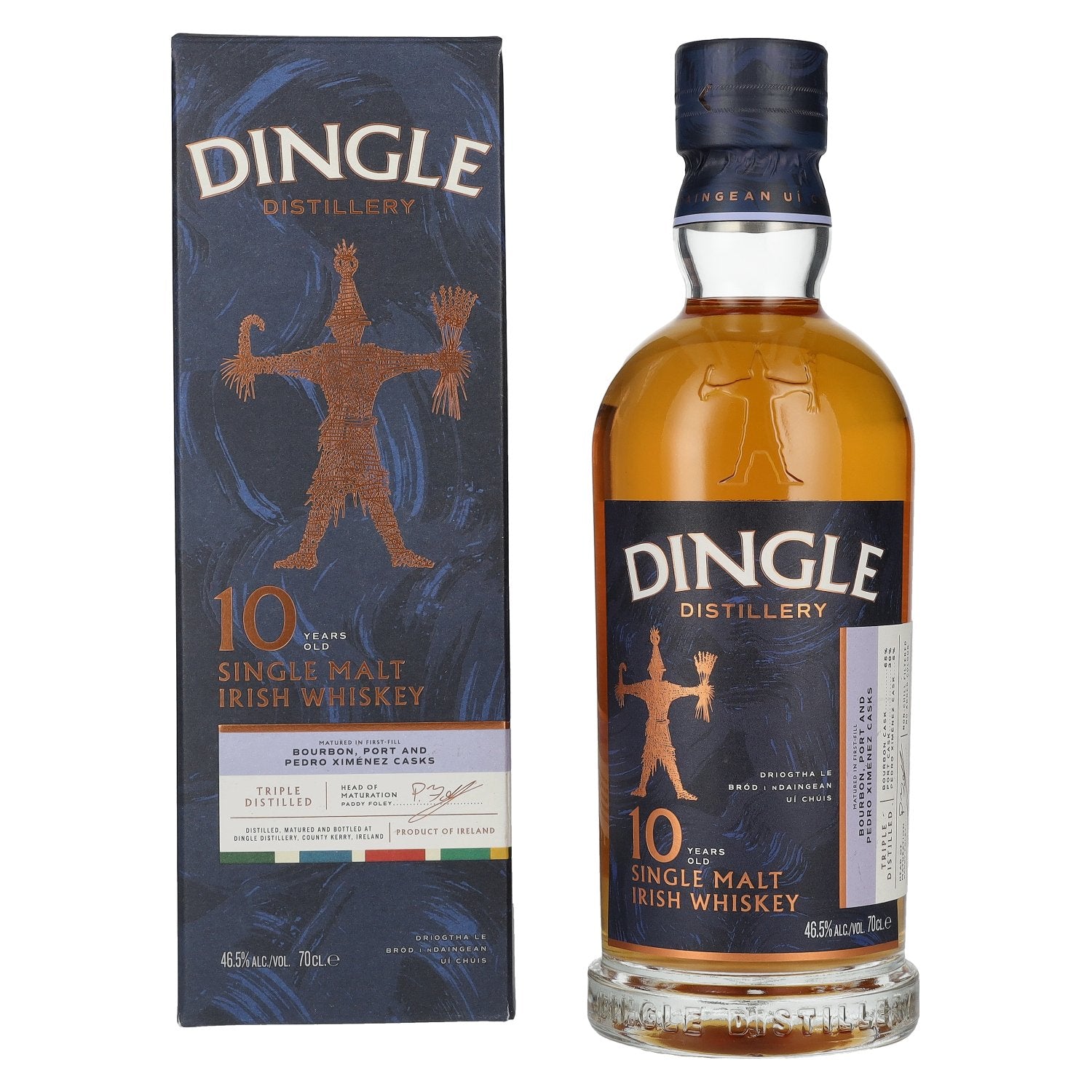 Dingle 10 Years Old Single Malt Irish Whiskey Triple Distilled 46,5% Vol. 0,7l in Giftbox