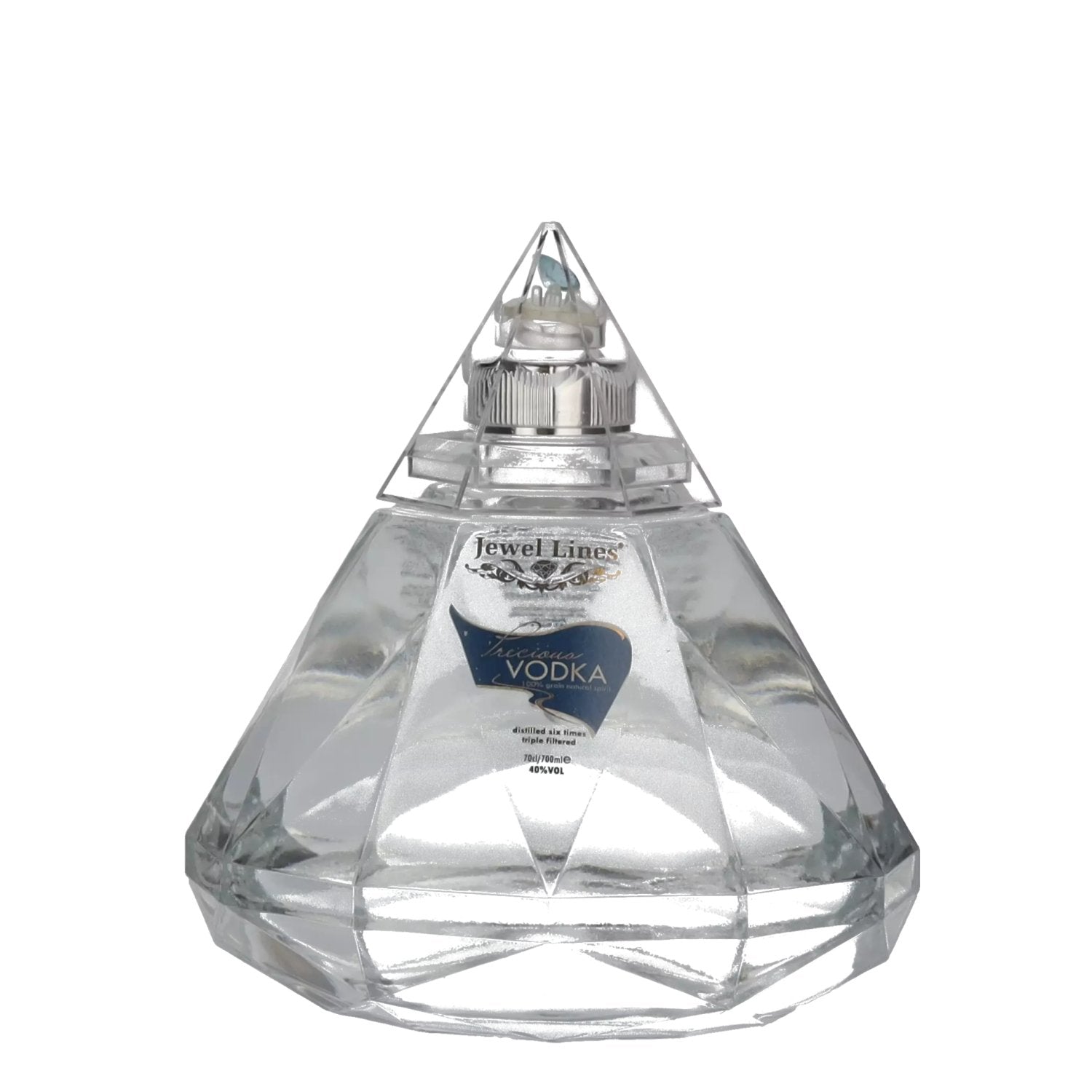 Jewels Lines Precious Vodka 40% Vol. 0,7l in Giftbox with pourer