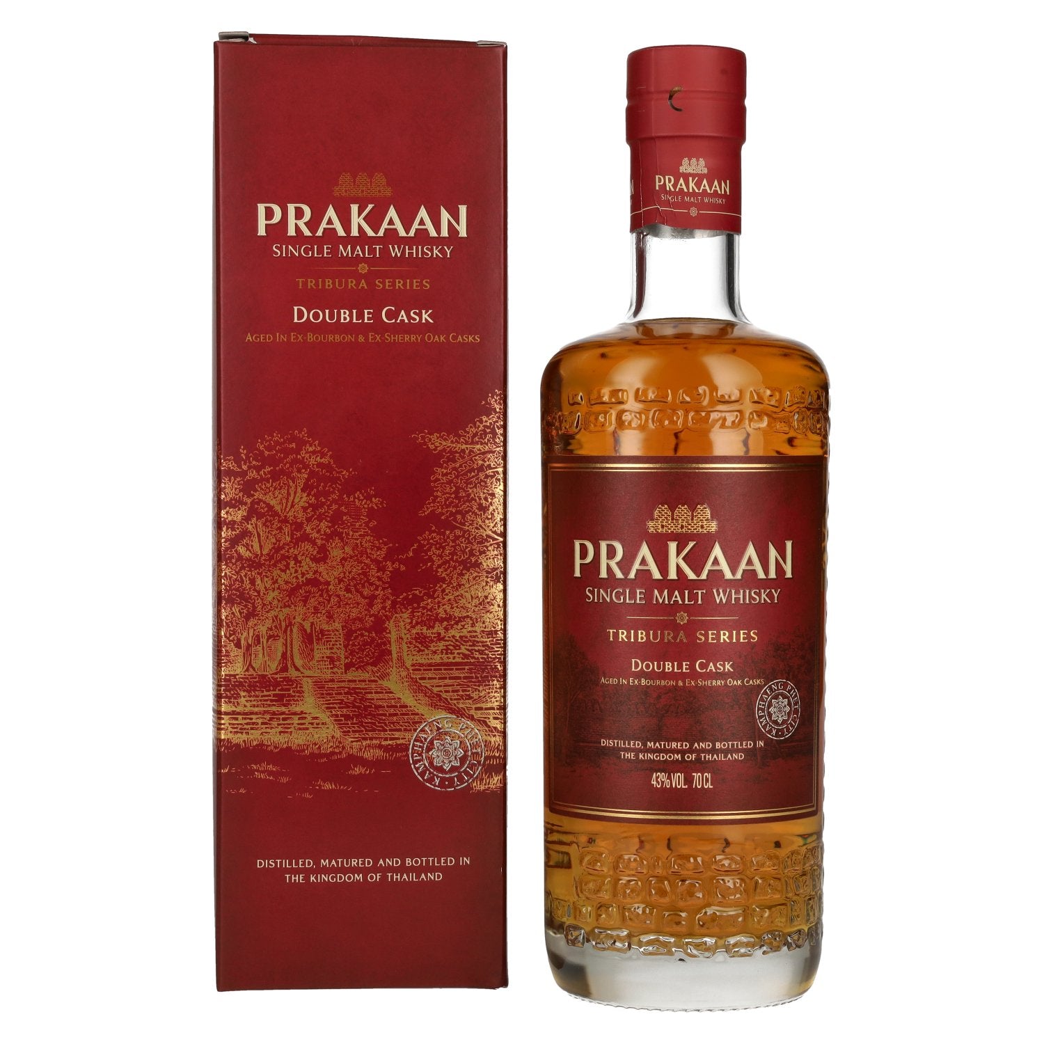 Prakaan TRIBURA SERIES Single Malt Whisky DOUBLE CASK 43% Vol. 0,7l in Giftbox