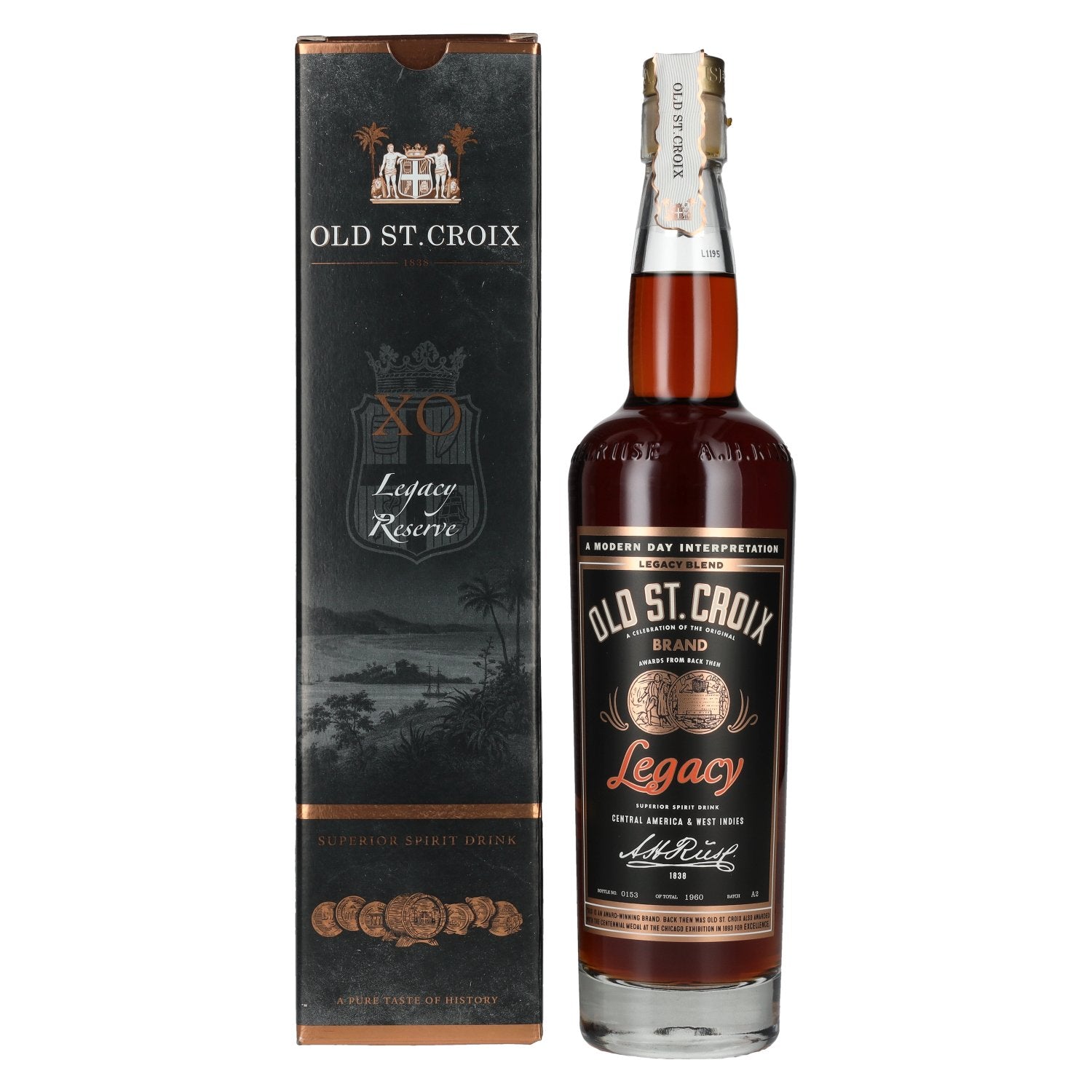 Old St. Croix XO Legacy Reserve Superior Spirit Drink 42% Vol. 0,7l in Giftbox