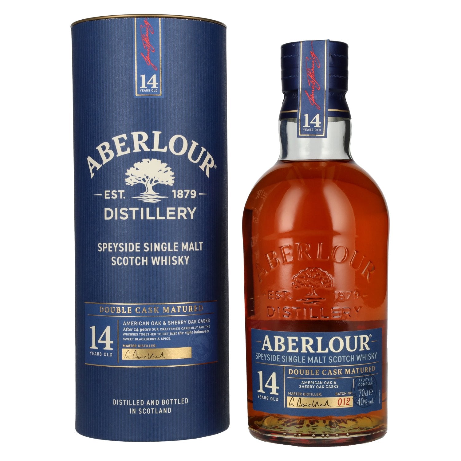 Aberlour 14 Years Old DOUBLE CASK MATURED Batch 012 40% Vol. 0,7l in Giftbox