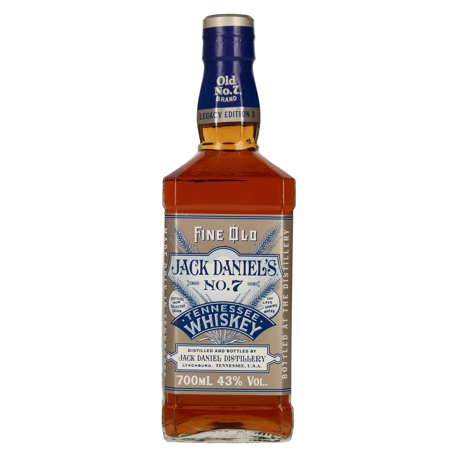 Jack Daniel's Sour Mash Tennessee Whiskey LEGACY EDITION No. 3 - GREY DESIGN 43% Vol. 0,7l