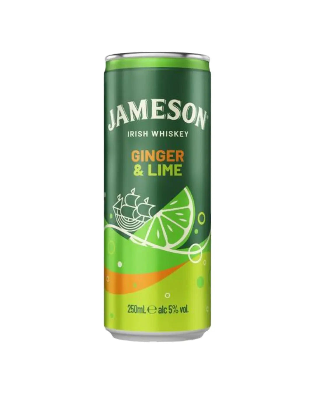 Jameson Irish Whiskey Ginger & Lime 5% 0.25l