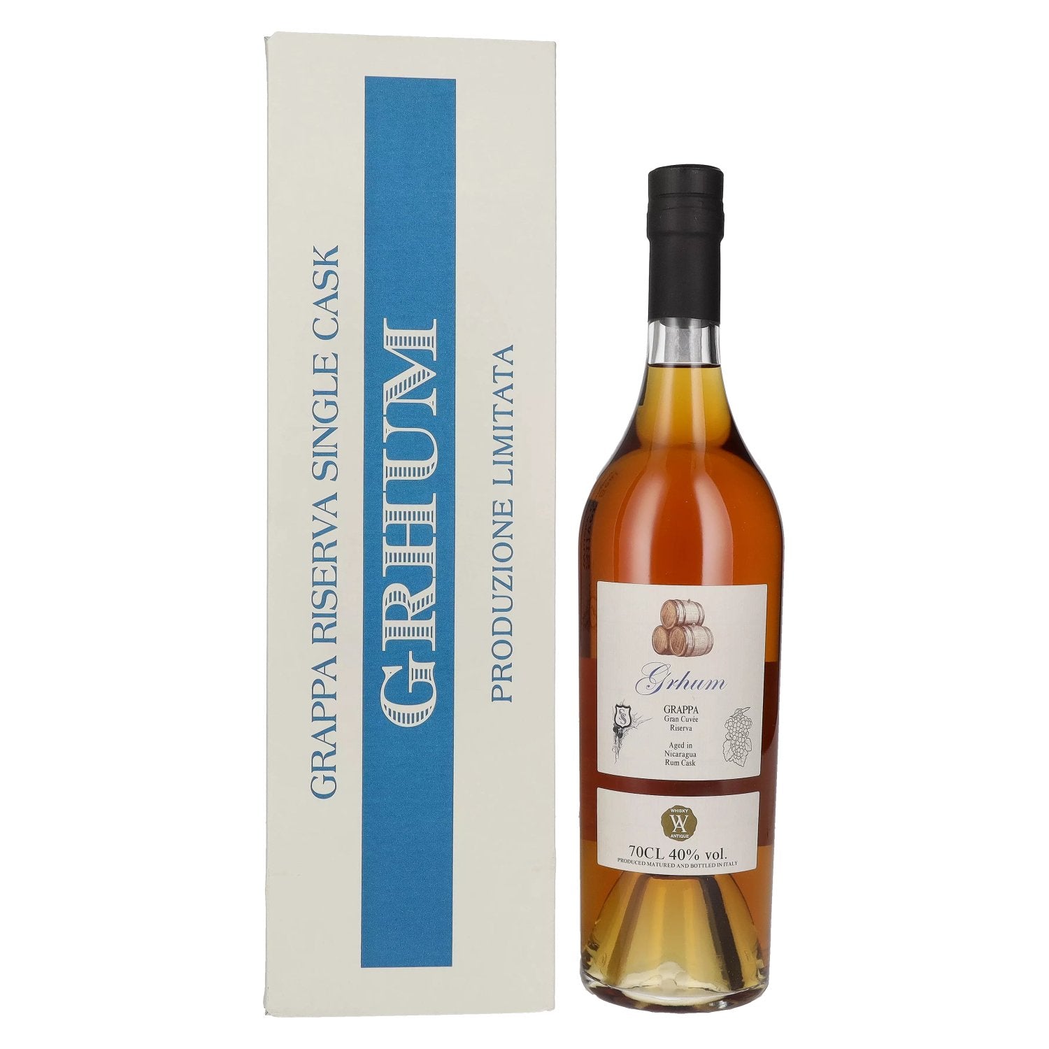 Silver Seal Grappa Riserva Single Nicaragua Rum Cask 2023 40% Vol. 0,7l in Giftbox