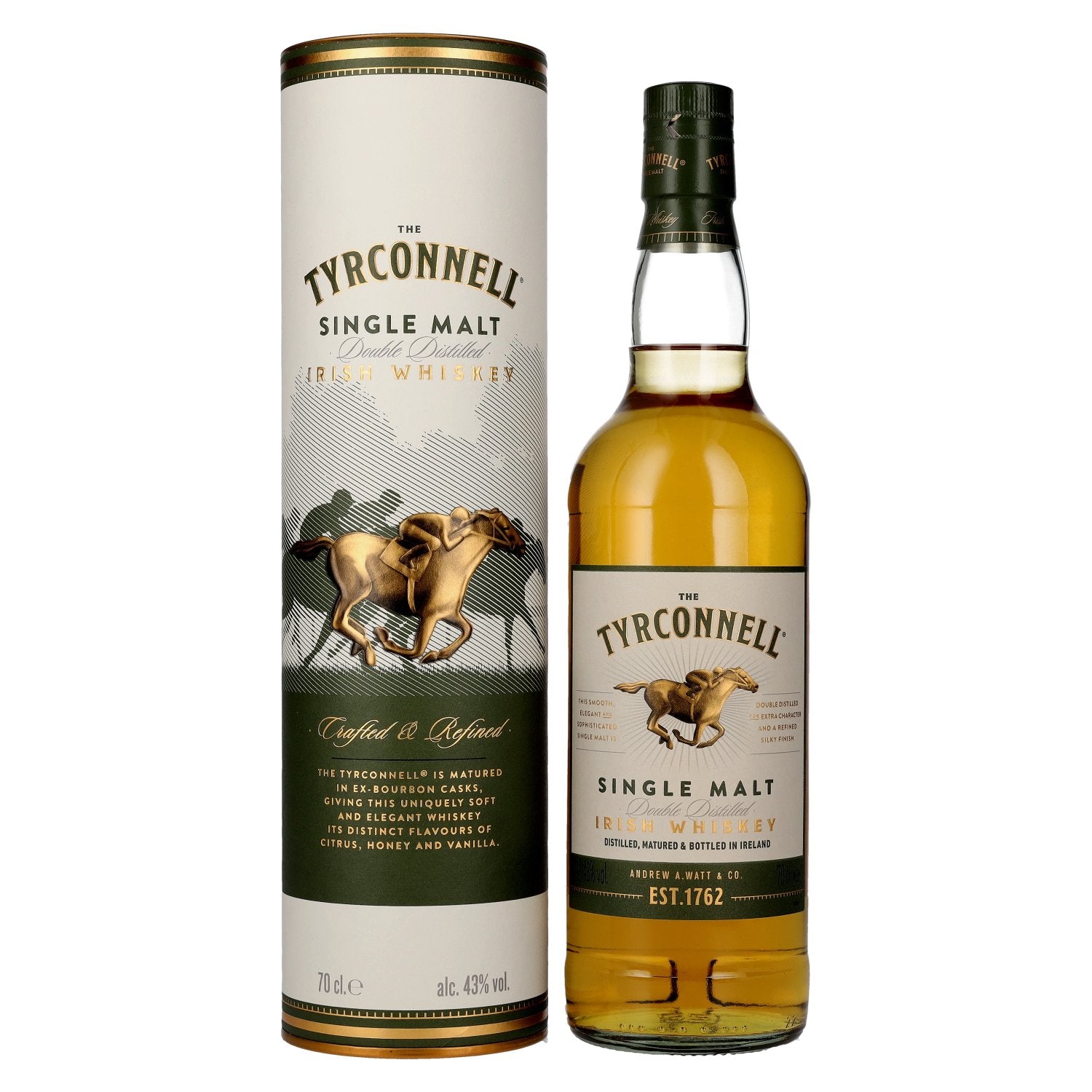 The Tyrconnell Single Malt Irish Whiskey 43% Vol. 0,7l in Giftbox