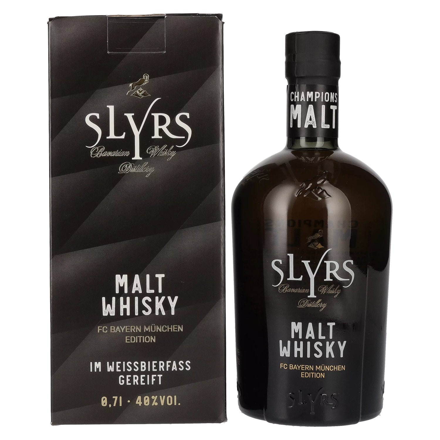 Slyrs FC Bayern Muenchen Champions Malt Whisky 40% Vol. 0,7l in Giftbox