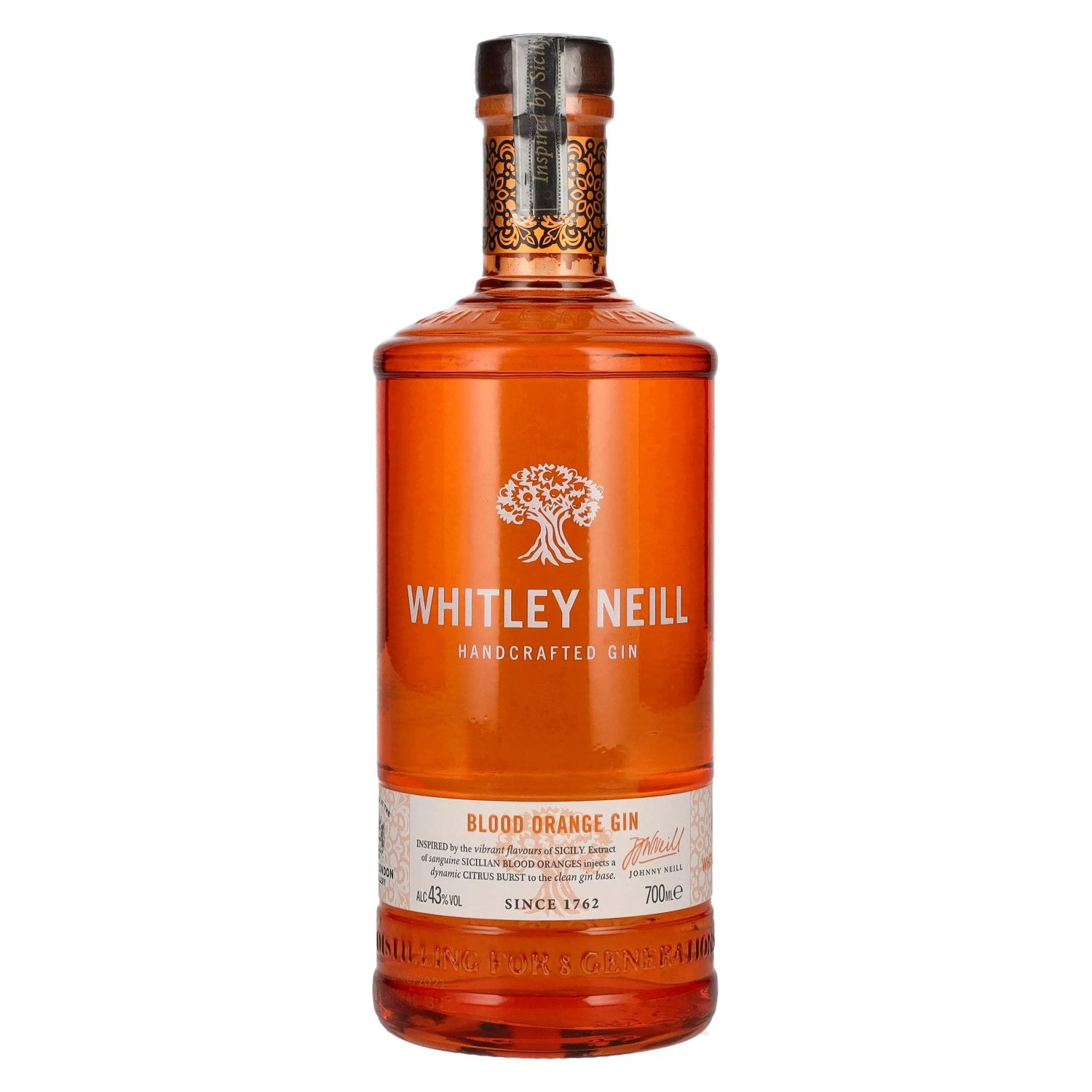 Whitley Neill BLOOD ORANGE GIN 43% Vol. 0,7l