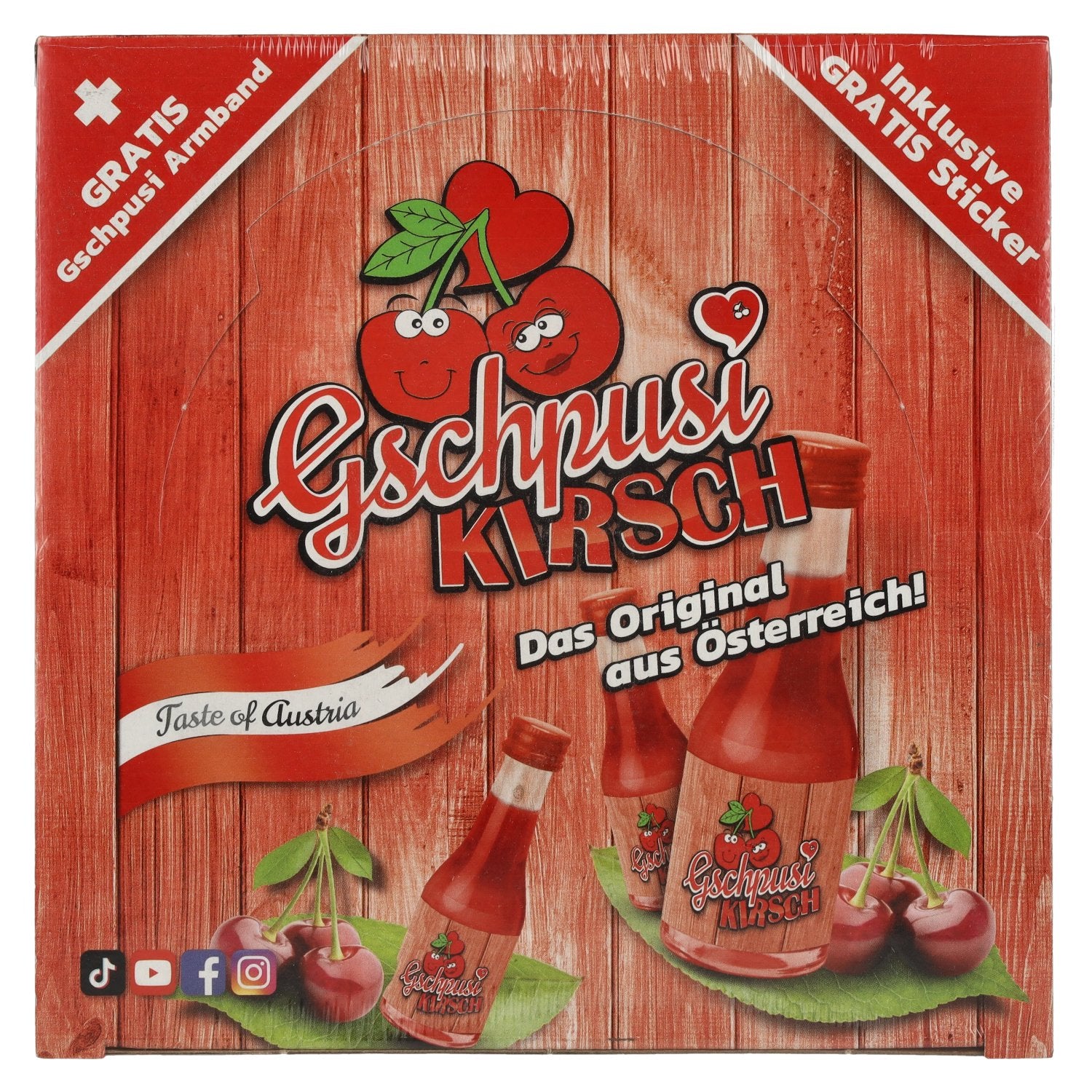 Gschpusi Kirsch 20% Vol. 25x0,02l
