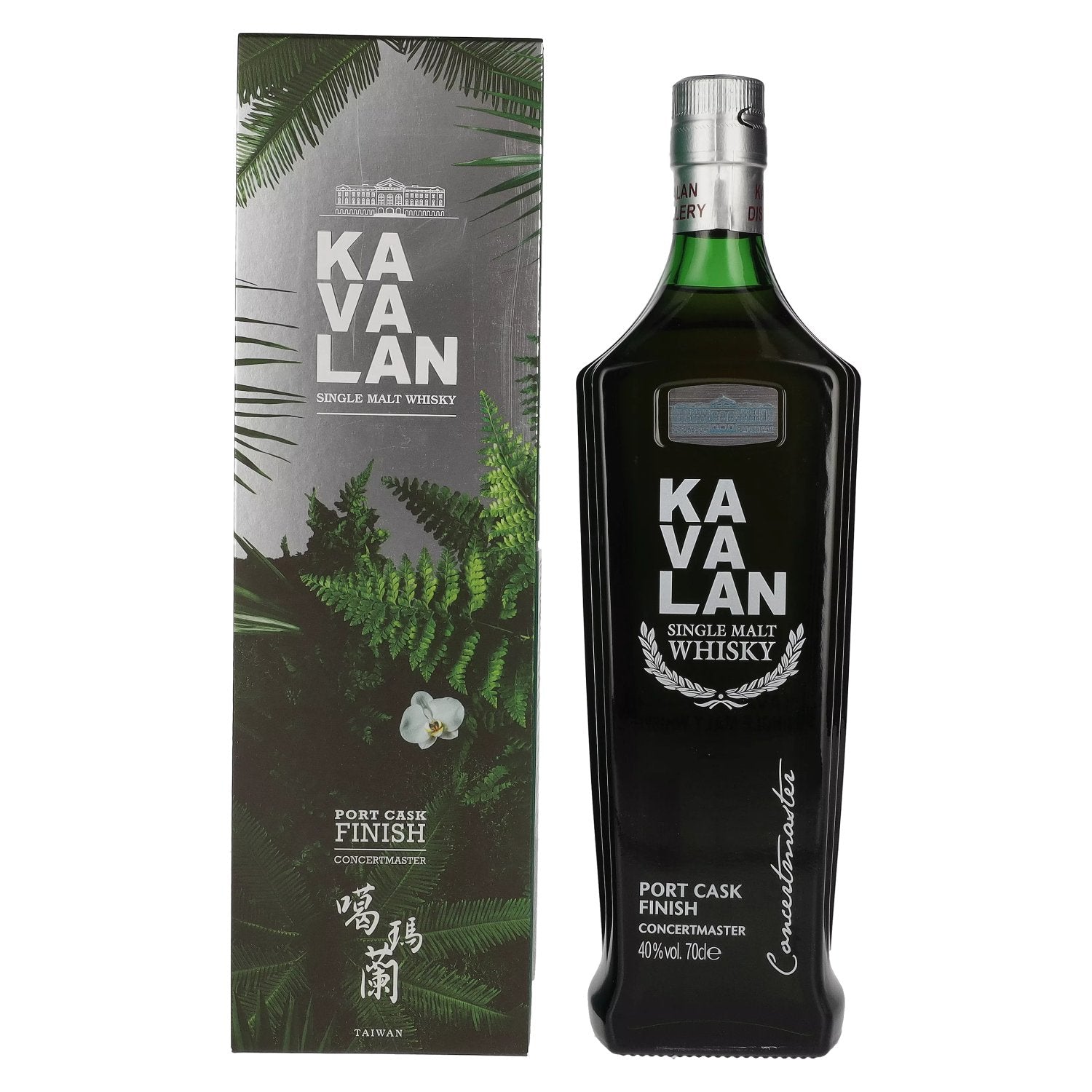 Kavalan CONCERTMASTER Port Cask Finish Festif Edition 40% Vol. 0,7l in Giftbox