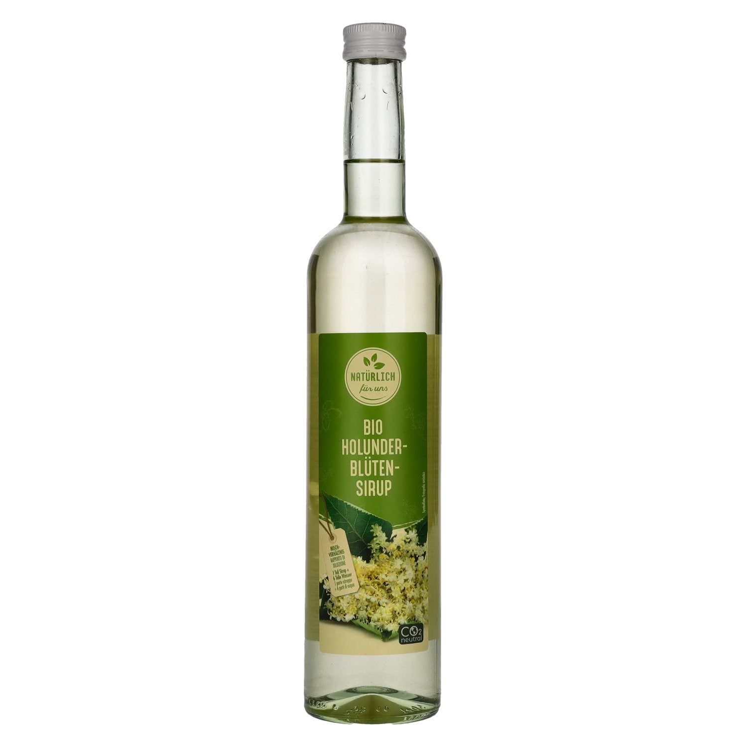 Naturally for us organic elderflower syrup 0,5l