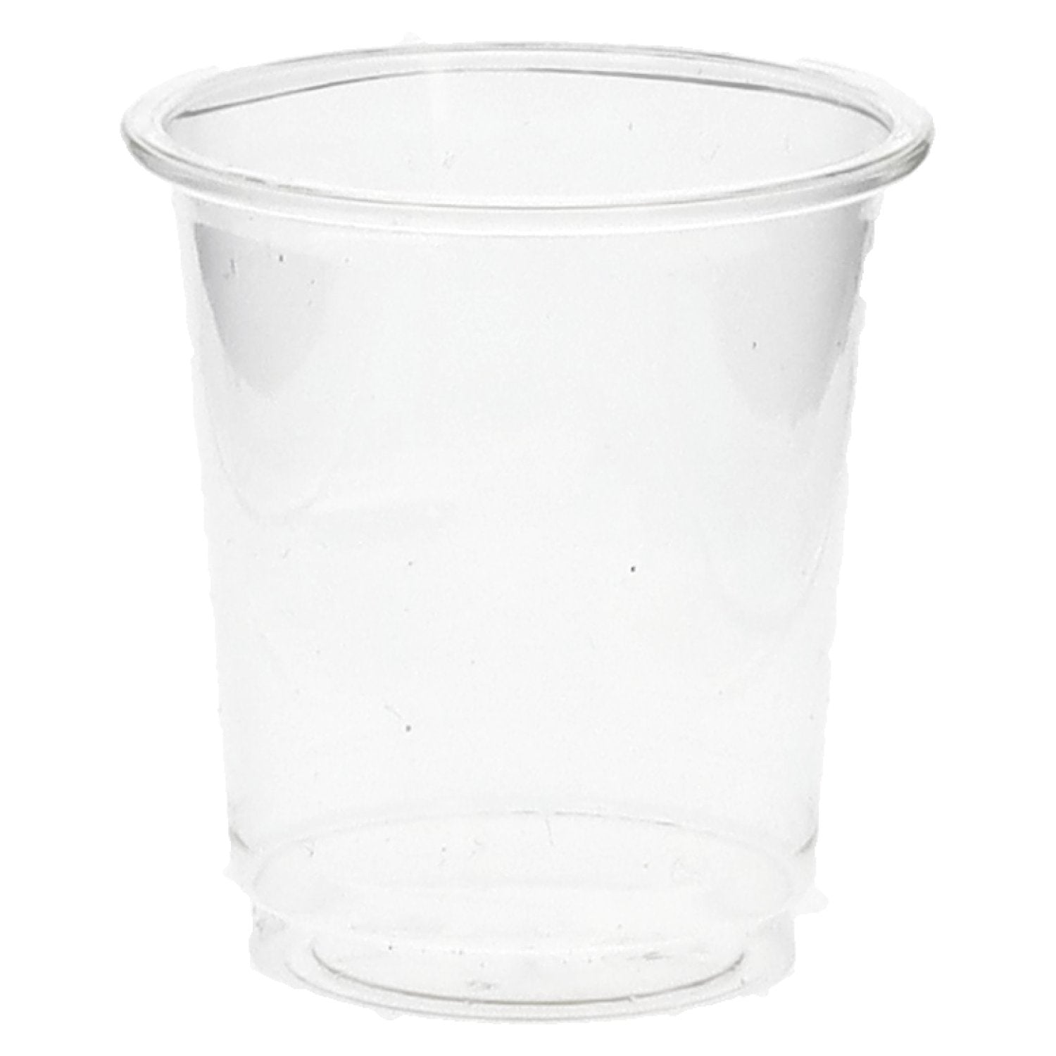 Becher PLA Stamperl pure GLASKLAR 4 cl 40 Stueck