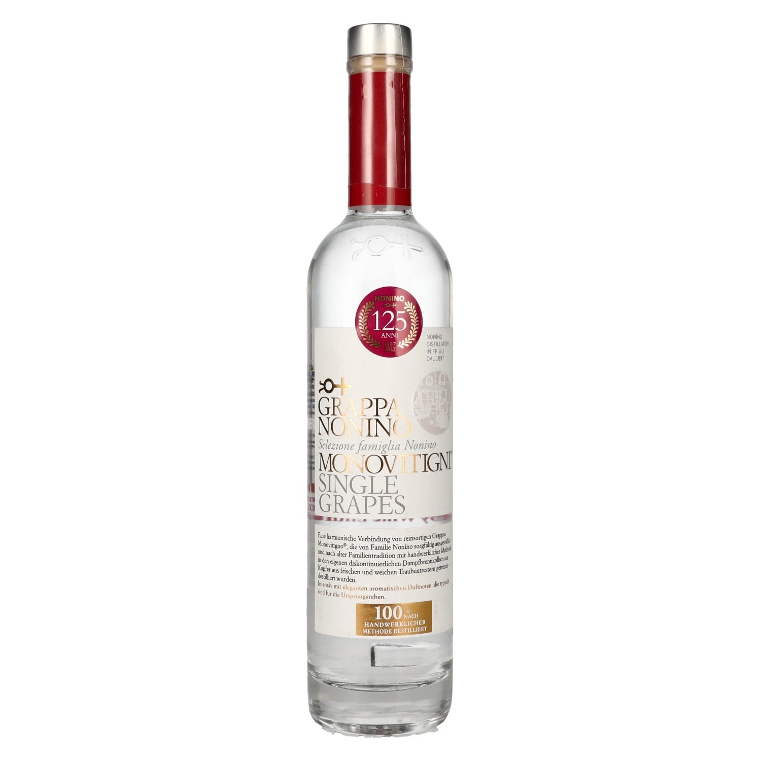 Nonino Grappa Monovitigni Single Grapes 40% Vol. 0,5l