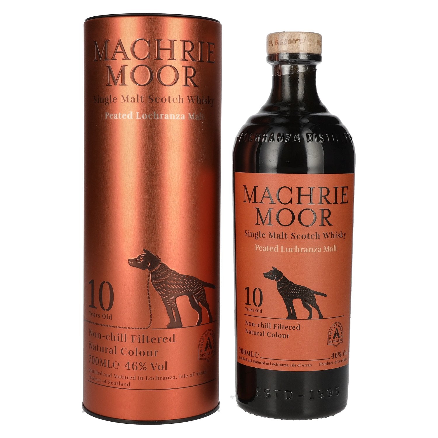 Arran MACHRIE MOOR 10 Years Old Peated Lochranza Malt 46% Vol. 0,7l in Tinbox