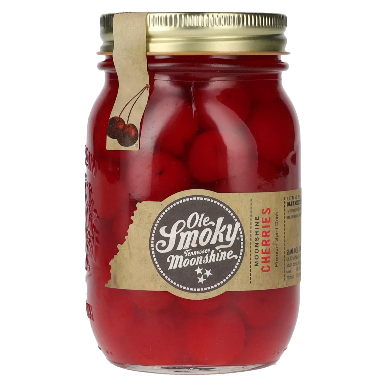 Ole Smoky Tennessee Moonshine CHERRIES Premium Spirit Drink 50% Vol. 0,5l