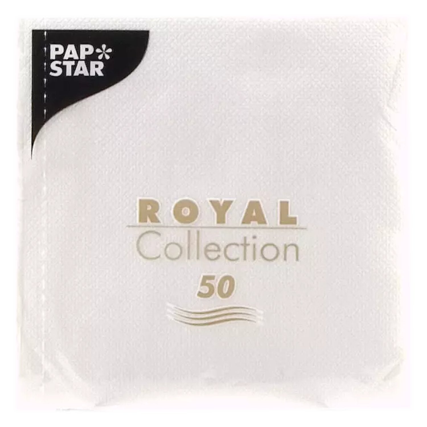 Cocktail napkins white 25x25 cm 50 pieces