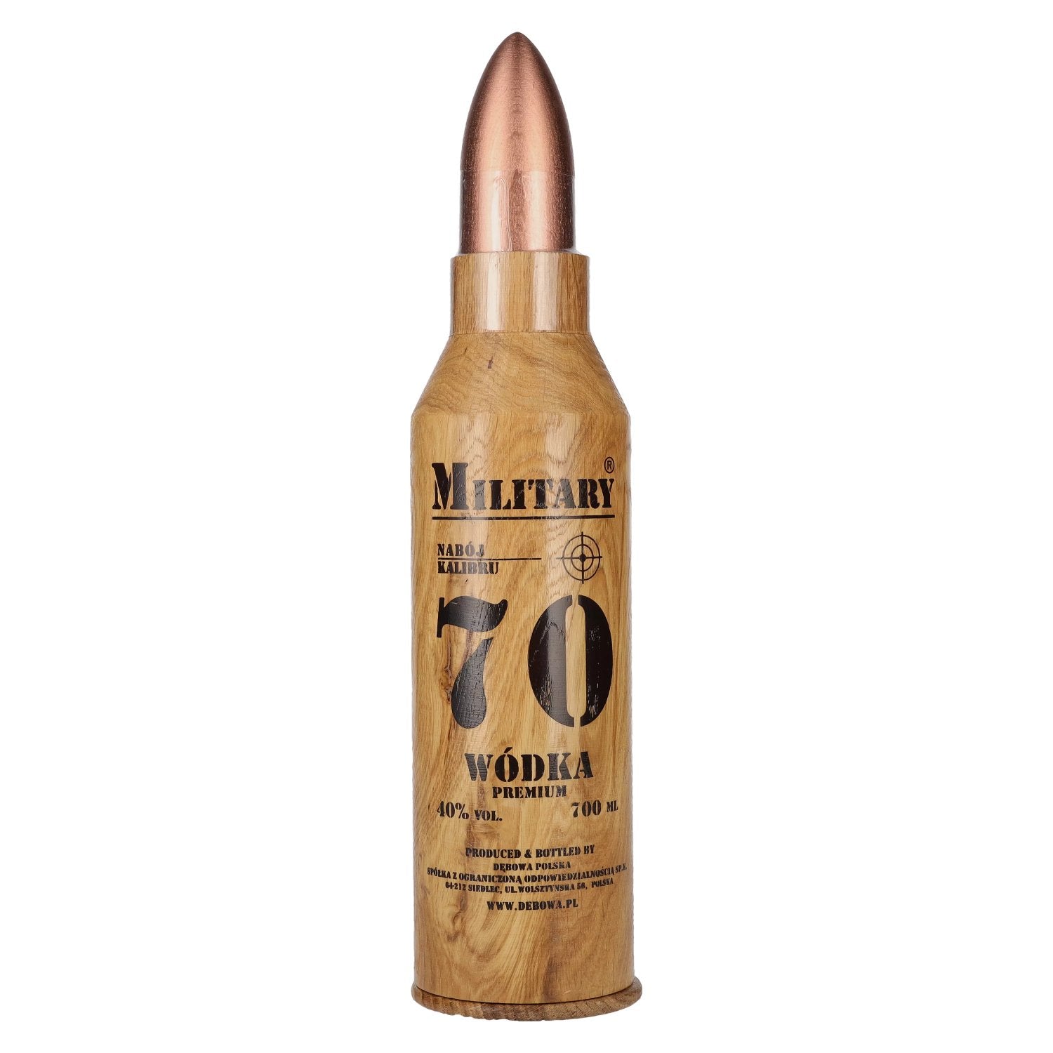 8% Off! Buy Debowa Wodka Military 70 Premium 40% Vol. 0,7l – Polish Vodka –