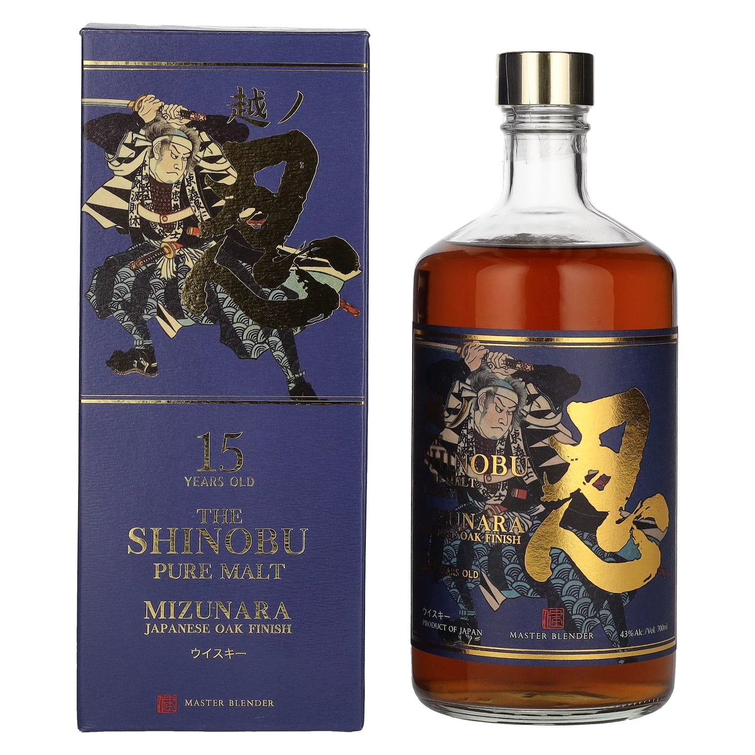 Buy The Shinobu Pure Malt 15 Years Old Whisky MIZUNARA Japanese
