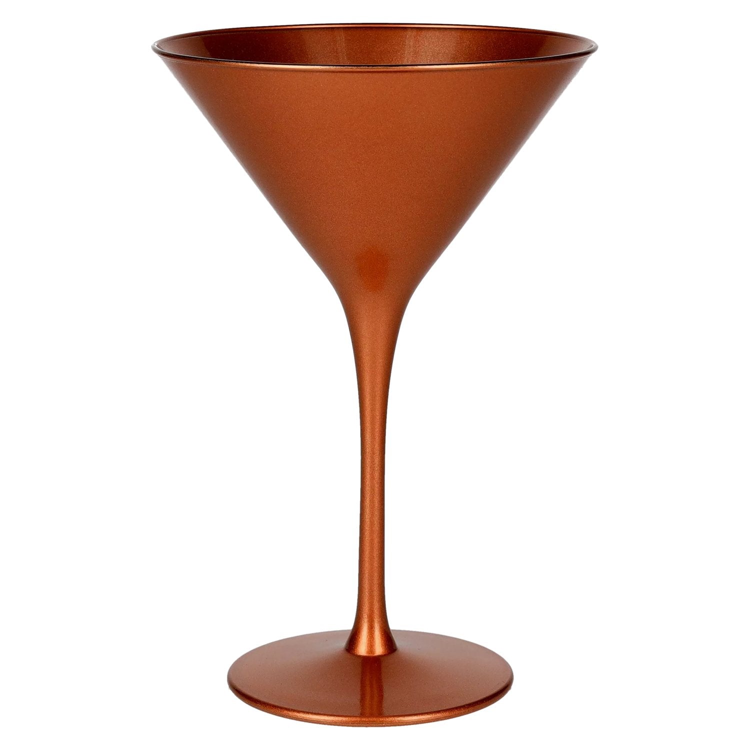 Cocktail Glass Bronze Elements Set of 6